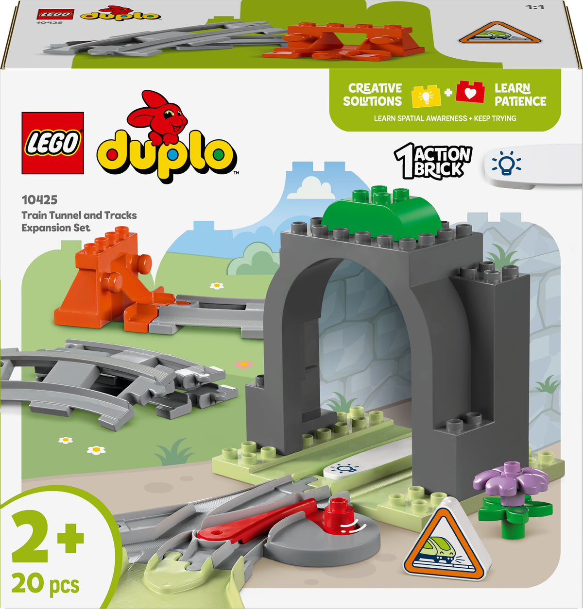 LEGO 10425 DUPLO Tunnel and railway tracks - extension set Packaging status original