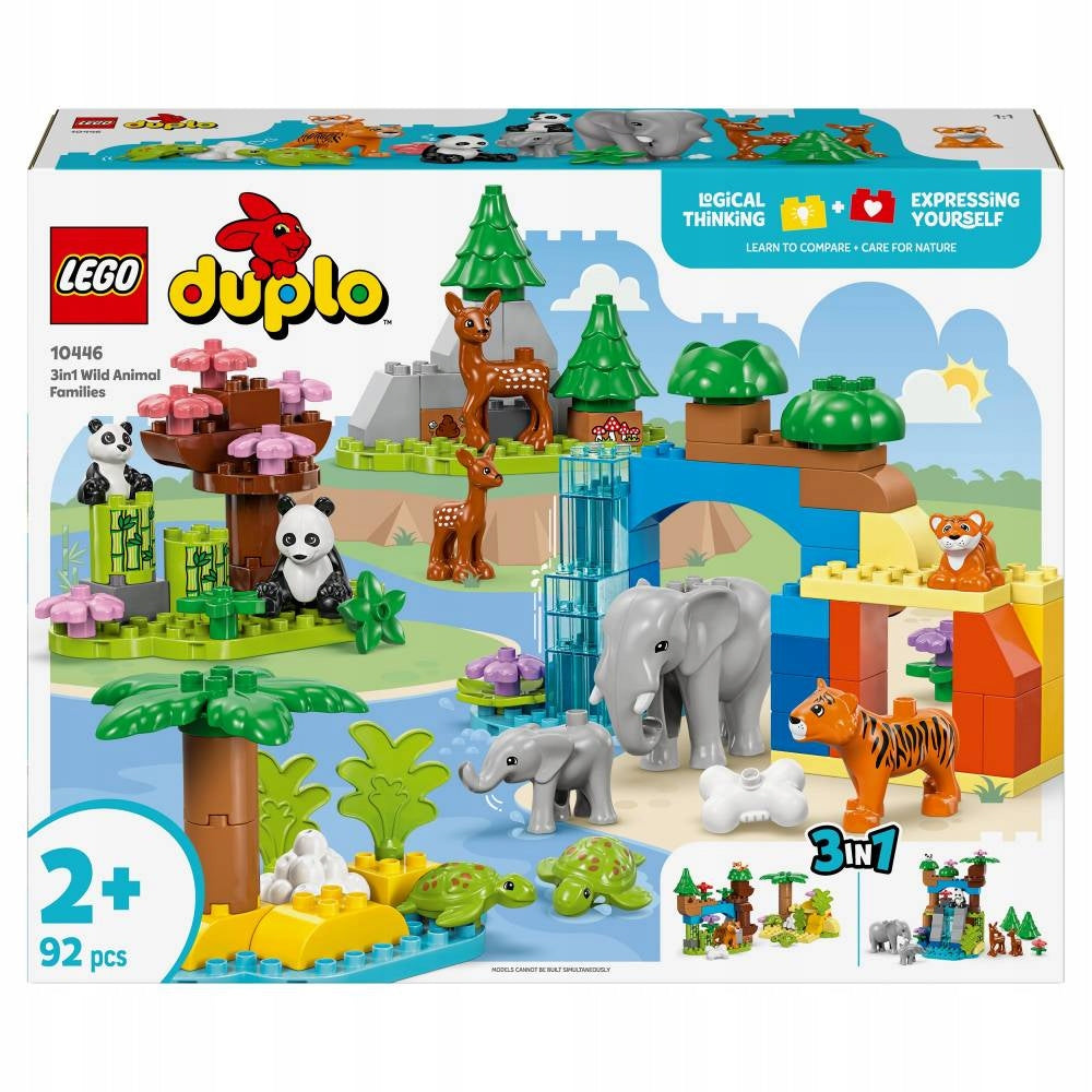 LEGO 10446 DUPLO TOWN 3-in-1 Wild Animal Families