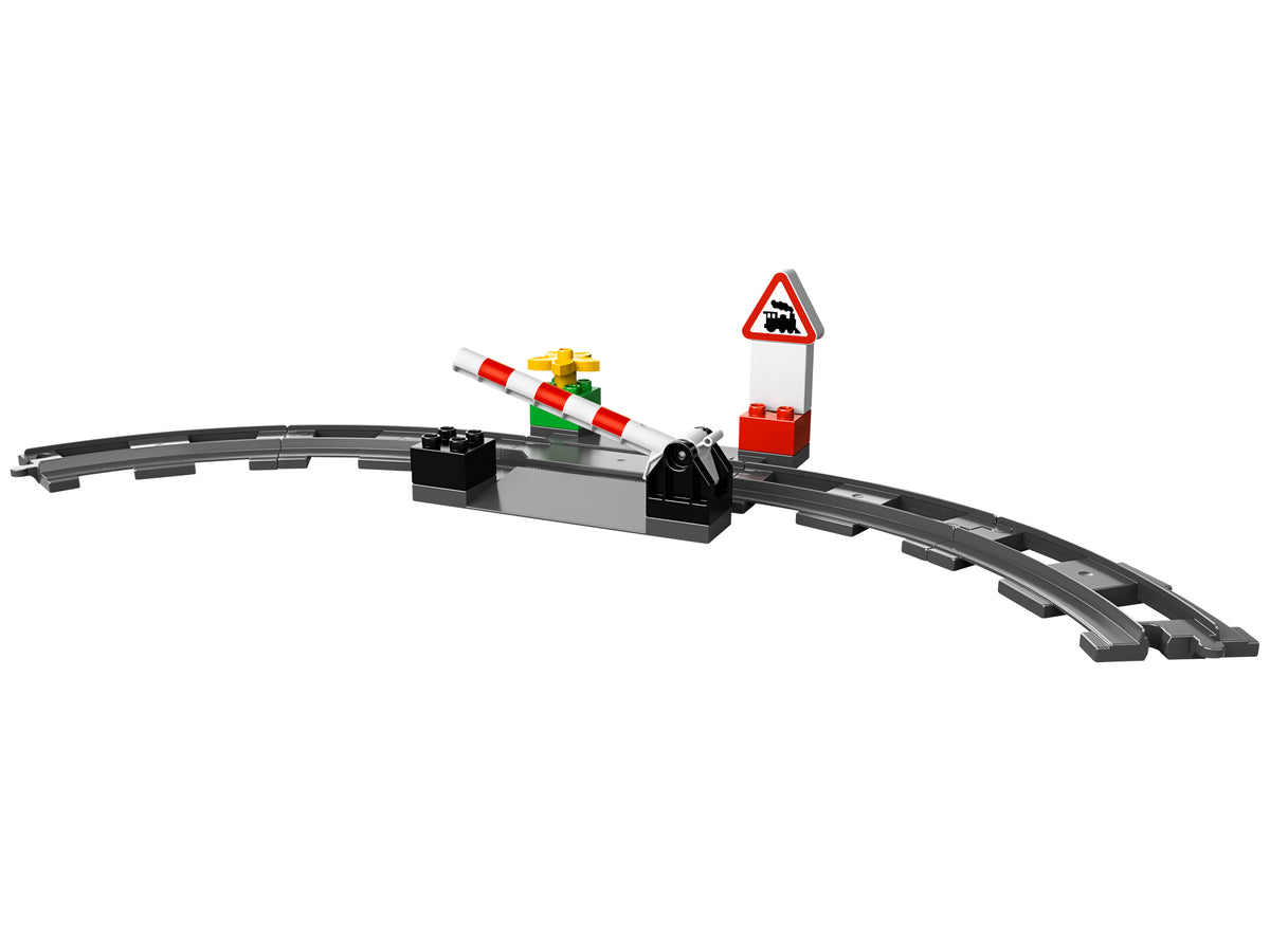 LEGO 10506 Duplo - Railway tracks - straight arches crossovers passage barrier Product number 10506