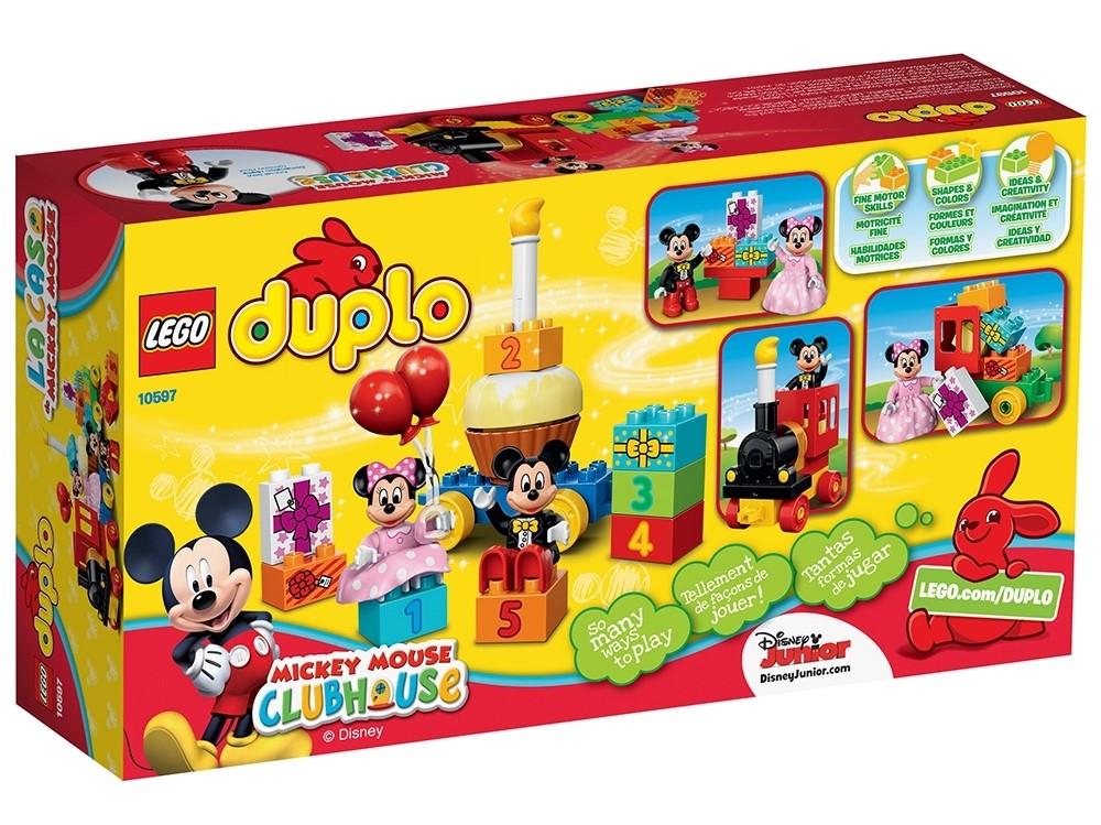 LEGO 10597 Duplo - Birthday parade of Mickey and Minnie mouse, Mickey train Packaging status original