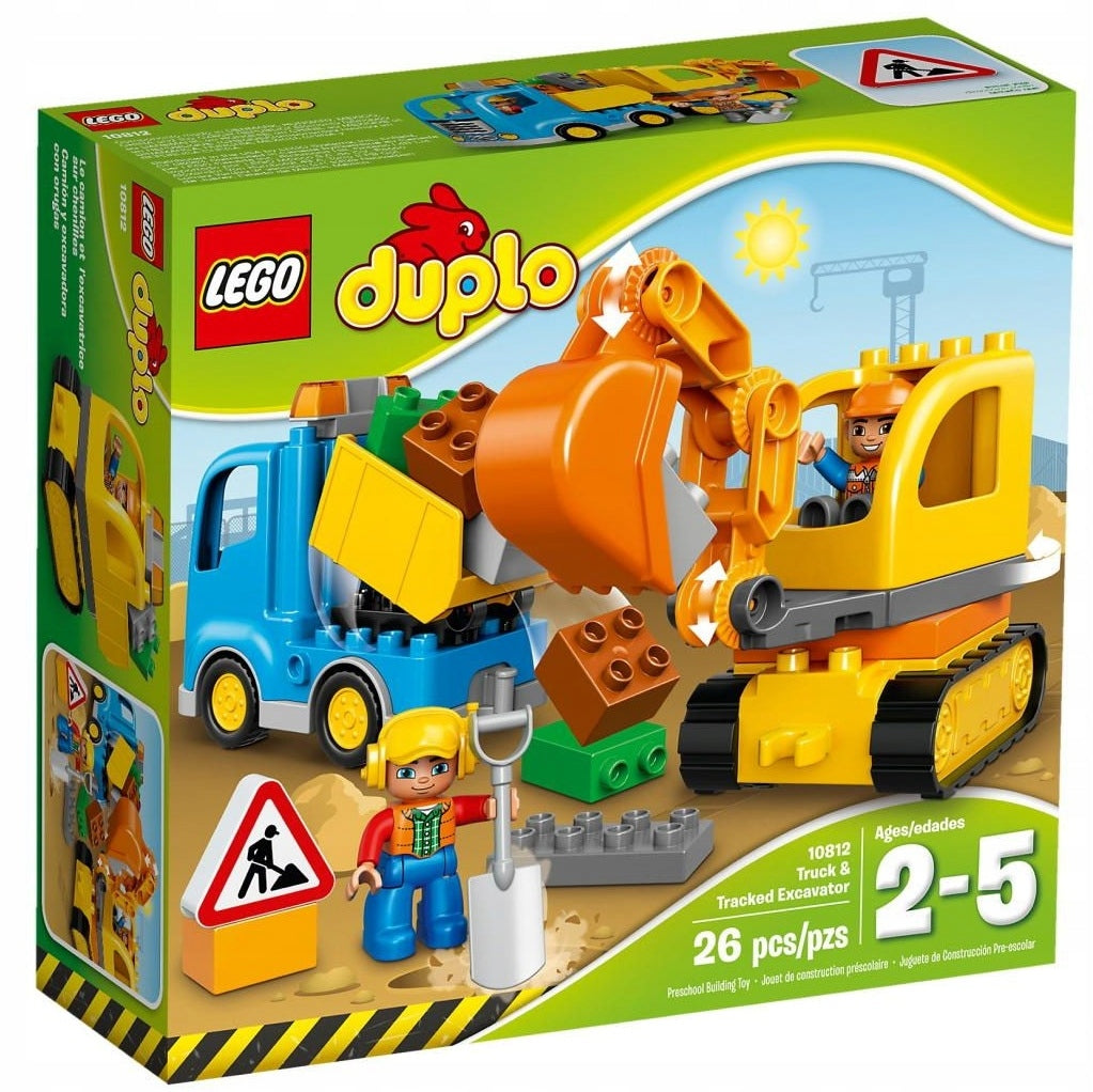 LEGO 10812 Duplo - Truck Tipper Excavator - construction - road works