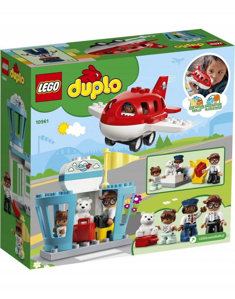 LEGO 10961 Duplo - Airplane and airport, 3 minifigures Packaging status original