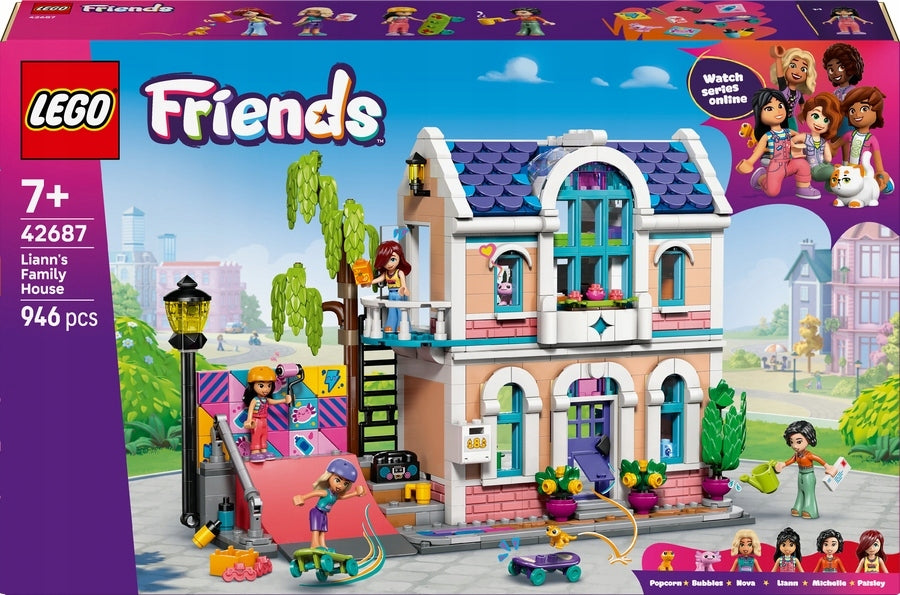 LEGO 42687 Friends - Family House Liann Toy Dollhouse Number of pieces 946