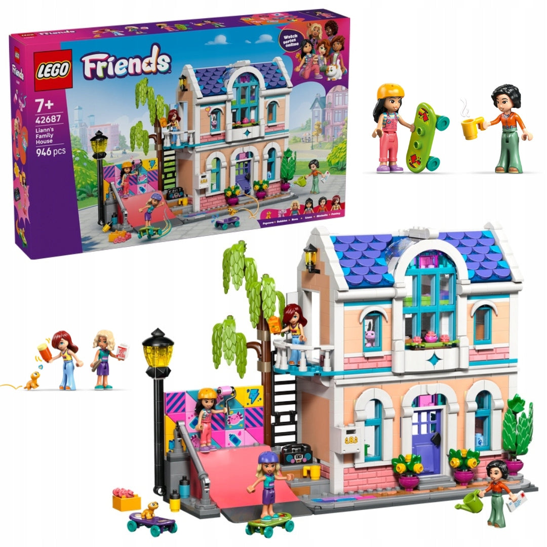 LEGO 42687 Friends - Family House Liann Toy Dollhouse