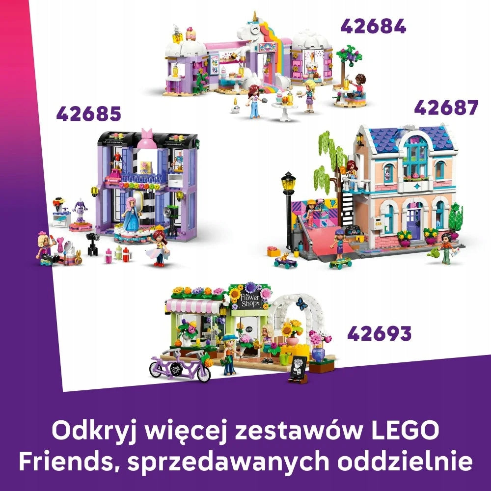 LEGO 42697 FRIENDS Creative suitcase with dollhouse Set name LEGO Friends 42697 Kreatywna walizka z domkiem dla lalek