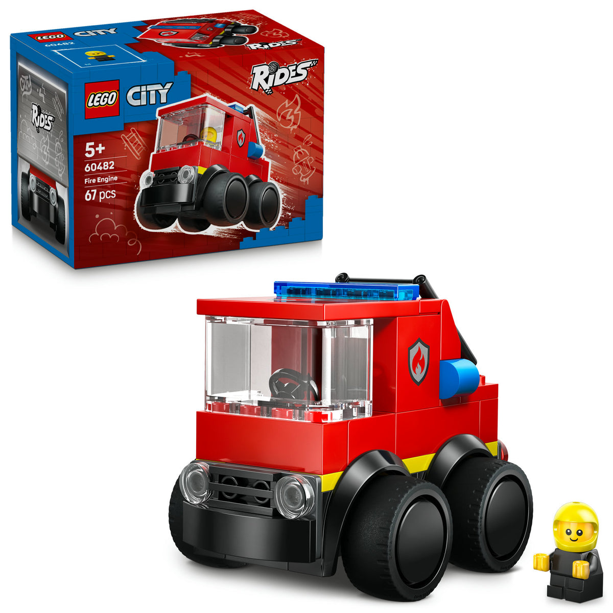 LEGO 60482 CITY VEHICLES FIRE TRUCK + CATALOG LEGO IN PDF VERSION Packaging status original