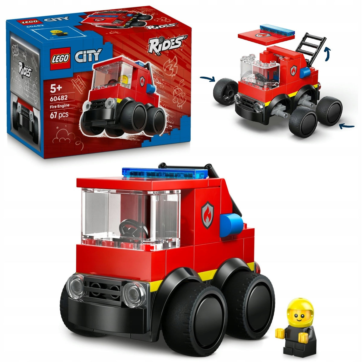 LEGO 60482 CITY VEHICLES FIRE TRUCK + CATALOG LEGO IN PDF VERSION
