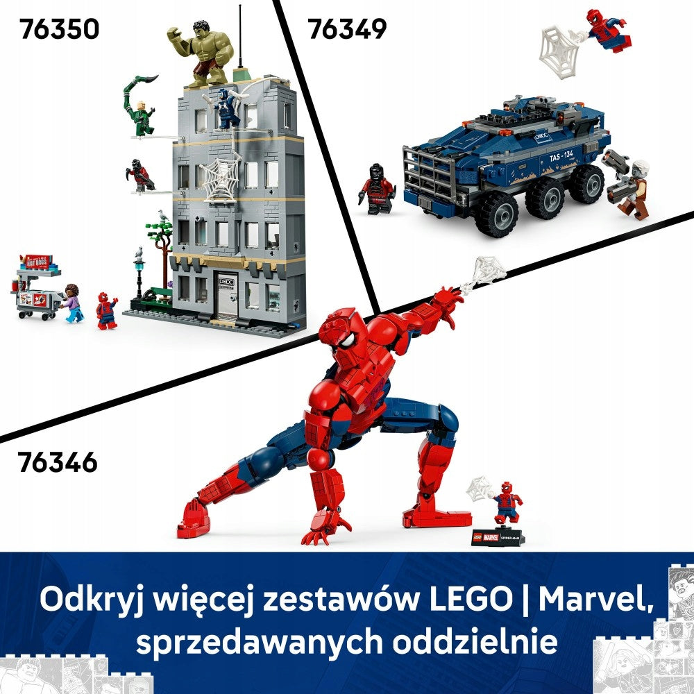 LEGO 76350 MARVEL SUPER HEROES Epic clash: Spider-Man vs. Hulk Set name LEGO Super Heroes 76350 Epickie starcie: Spider-Man kontra Hulk