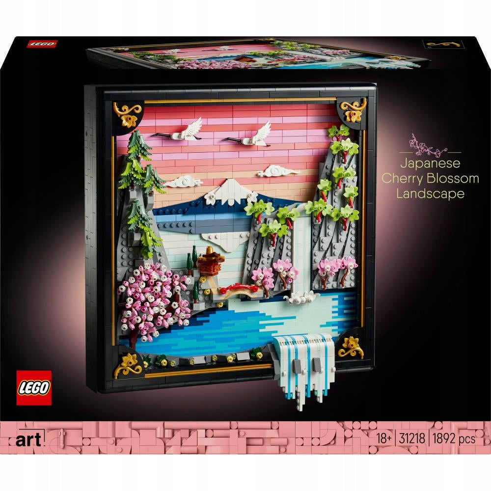 LEGO ART Japanese landscape with cherry blossom 31218