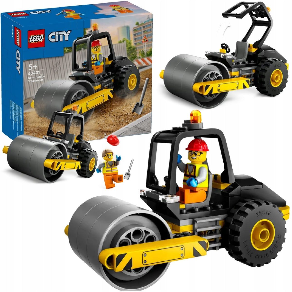 LEGO CITY 60401 CONSTRUCTION ROLLER + CATALOGUE LEGO 2025 IN PDF VERSION