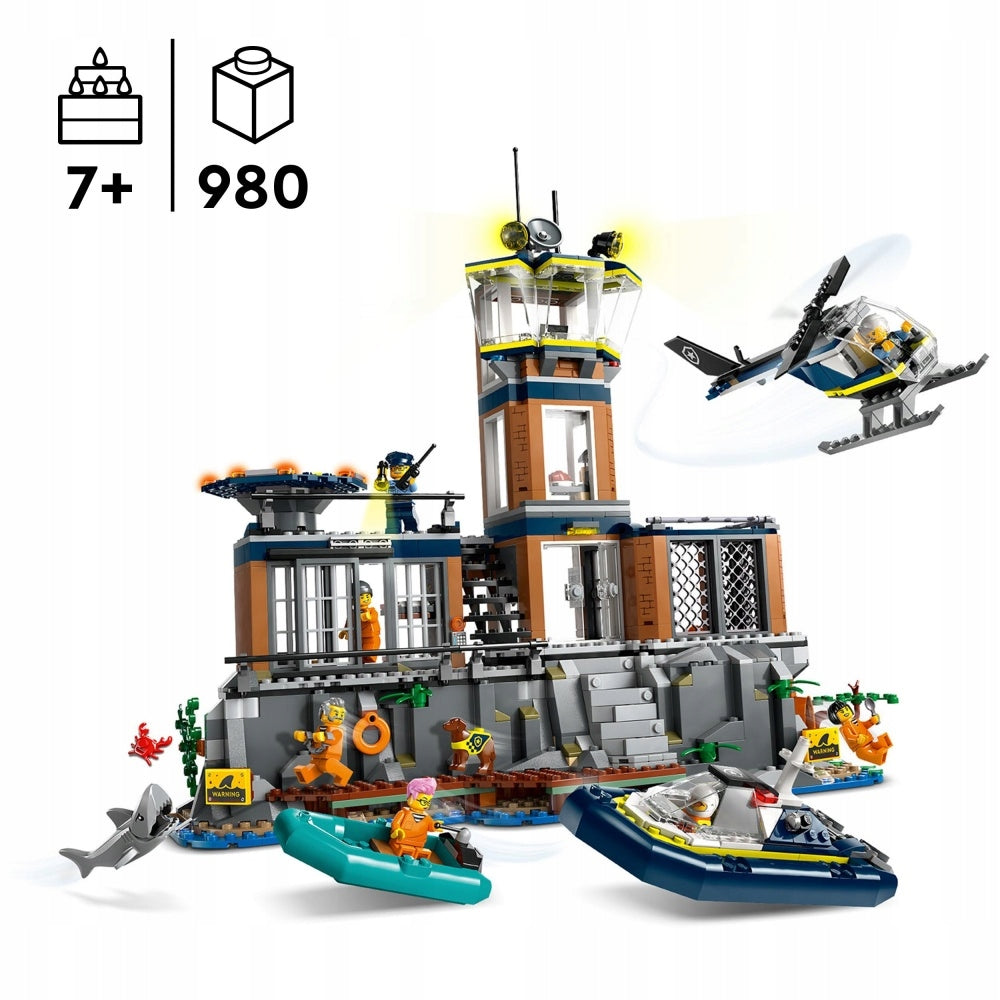 LEGO CITY 60419 POLICE FROM THE PRISON ISLAND GIFT Brand LEGO
