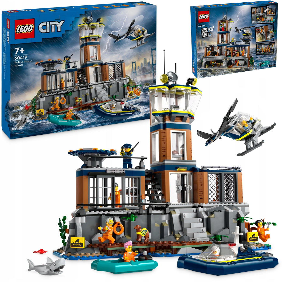 LEGO CITY 60419 POLICE FROM THE PRISON ISLAND GIFT