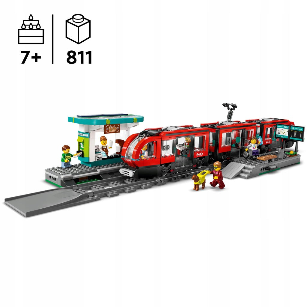 LEGO CITY 60423 CITY TRAM WITH STATION GIFT Brand LEGO