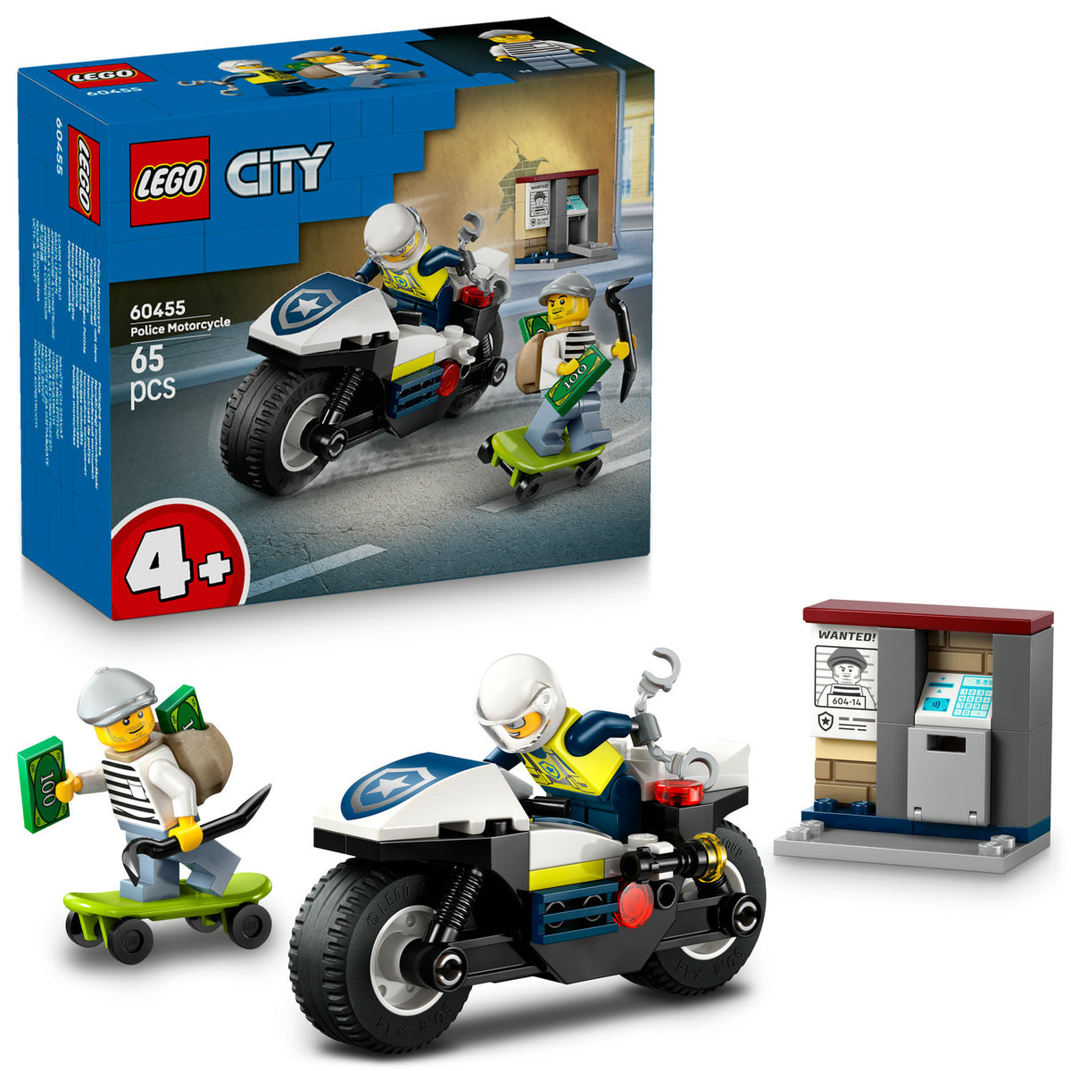 LEGO CITY 60455 CHASE ON A POLICE MOTORCYCLE + LEGO CATALOG IN PDF VERSION Brand LEGO