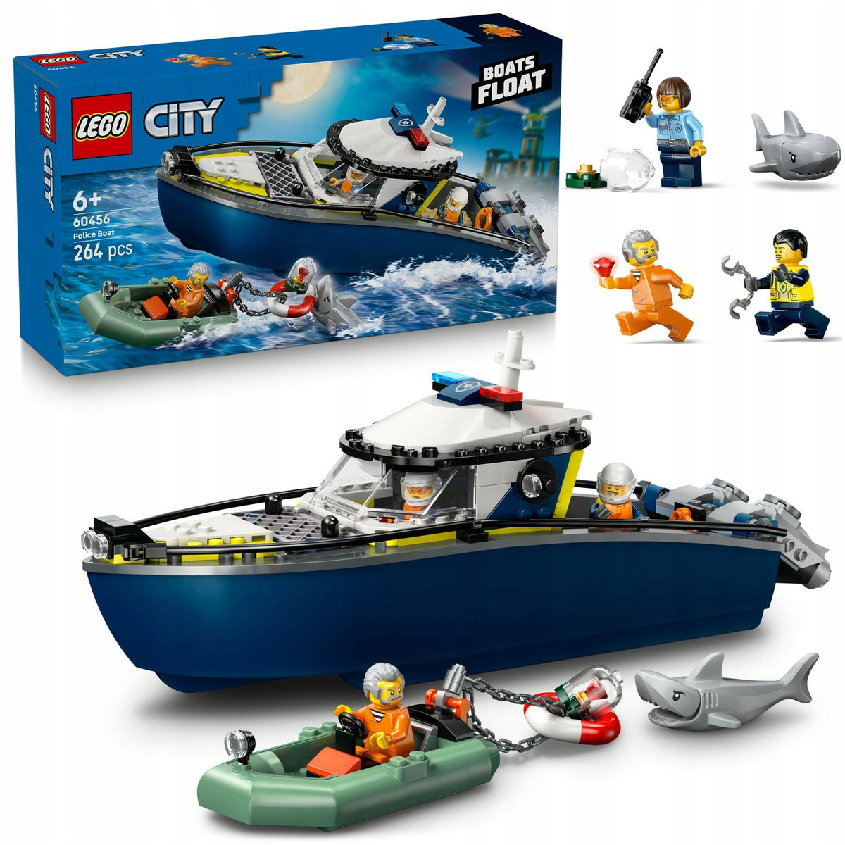 LEGO CITY 60456 POLICE BOAT CHASE + LEGO 2025 CATALOG IN PDF VERSION