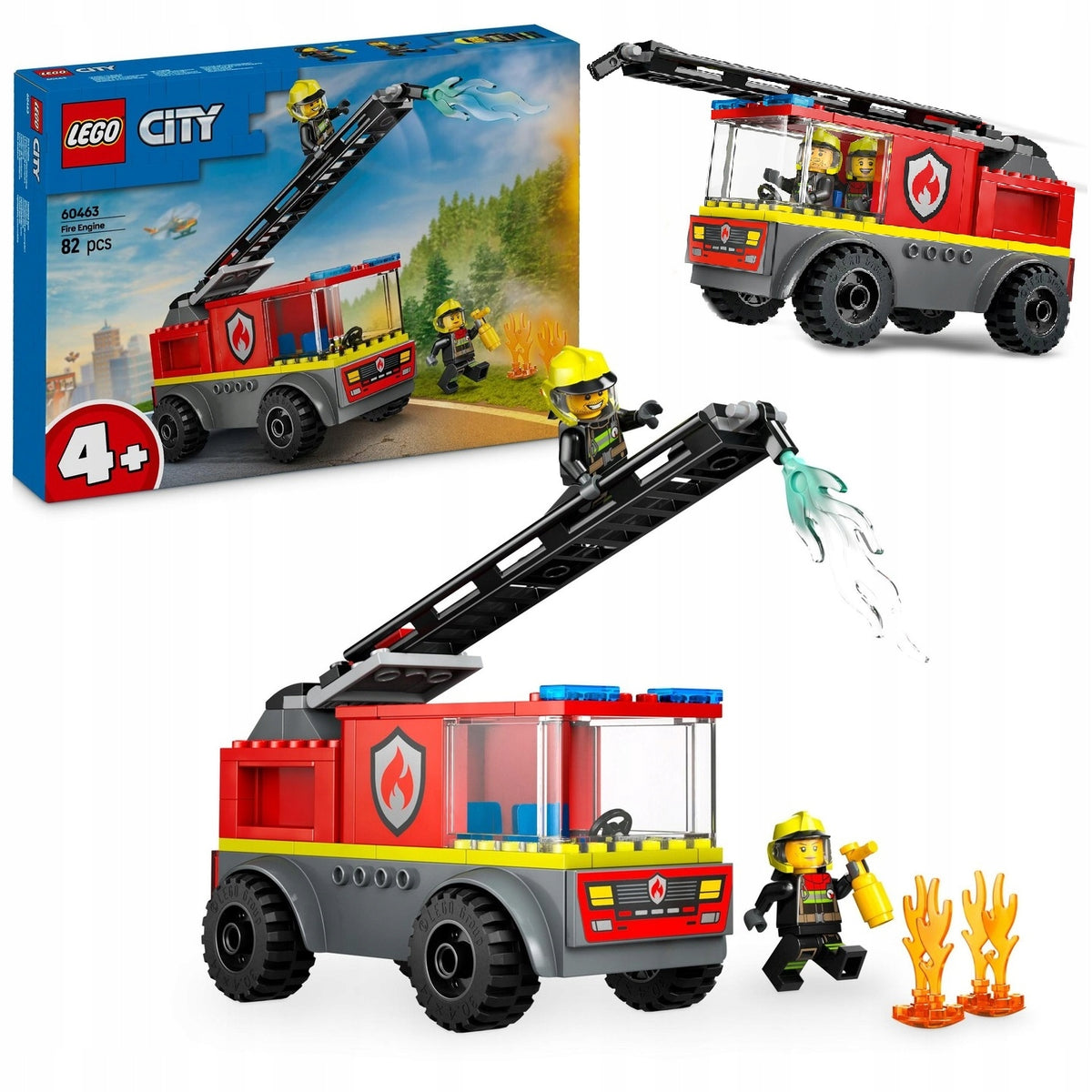 LEGO CITY 60463 FIRE TRUCK WITH LADDER + CATALOGUE LEGO 2025 IN PDF VERSION