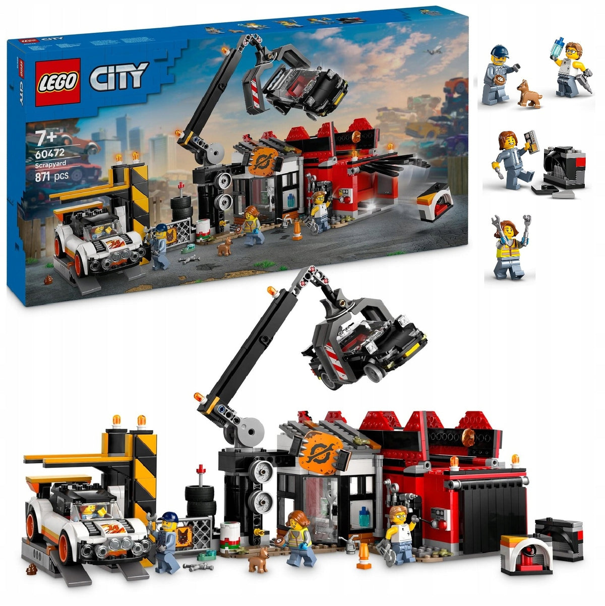 LEGO CITY 60472 SCRAP YARD WITH CARS + CATALOGUE LEGO 2025 IN PDF VERSION