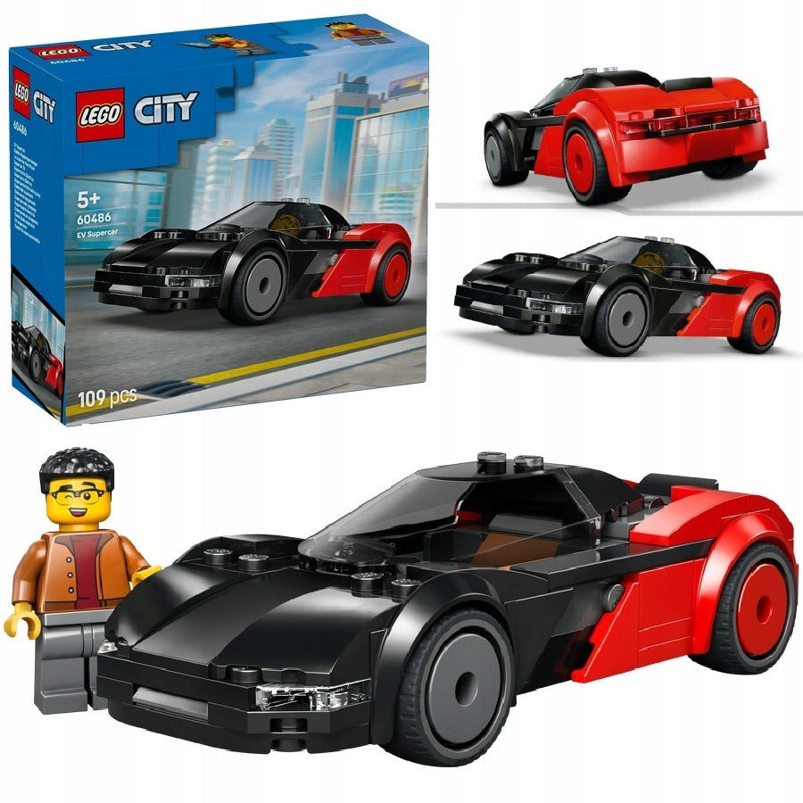 LEGO CITY 60486 ELECTRIC SUPERCAR FOR CHILDREN + LEGO CATALOGUE IN PDF