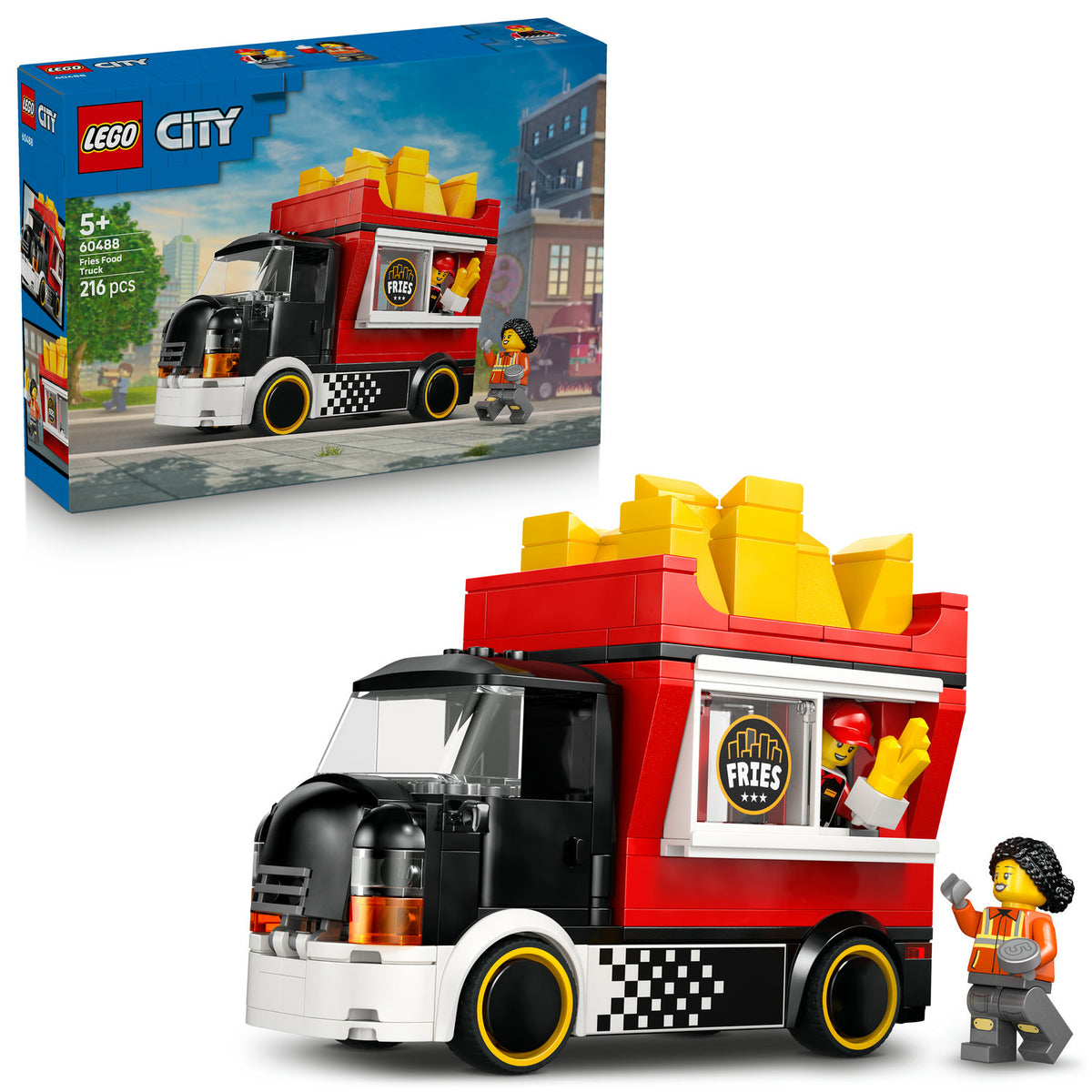LEGO CITY 60488 FOOD TRUCK WITH CHIPS BLOCKS FOR CHILDREN + CATALOG IN PDF Packaging status original