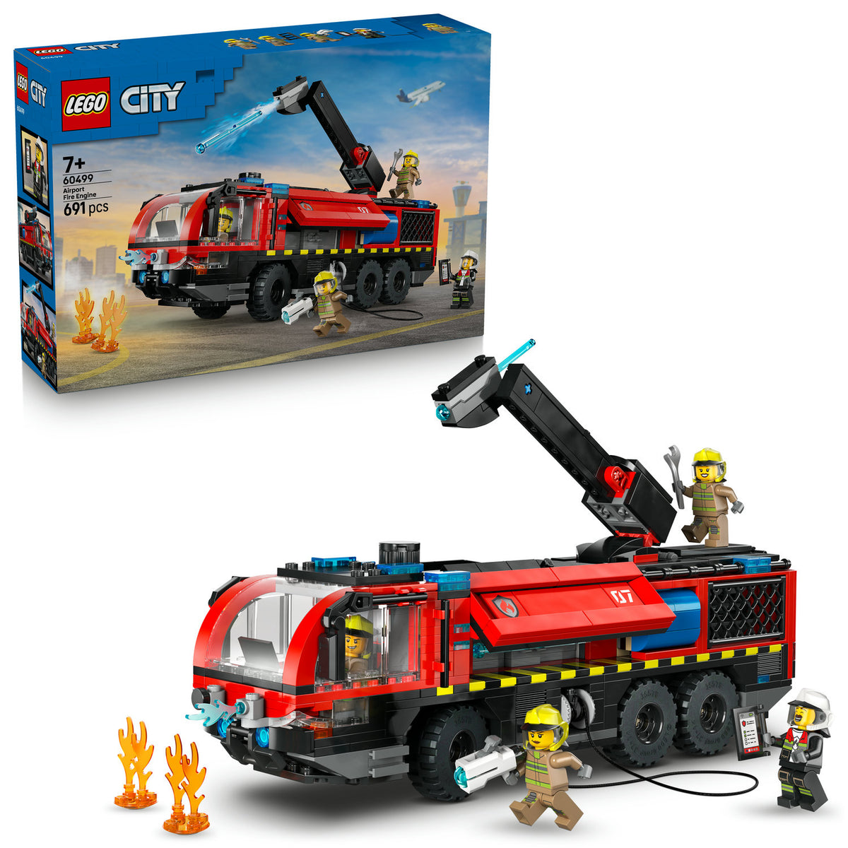 LEGO CITY 60499 AIRPORT FIRE TRUCK BLOCKS + CATALOG LEGO IN PDF VERSION Packaging status original