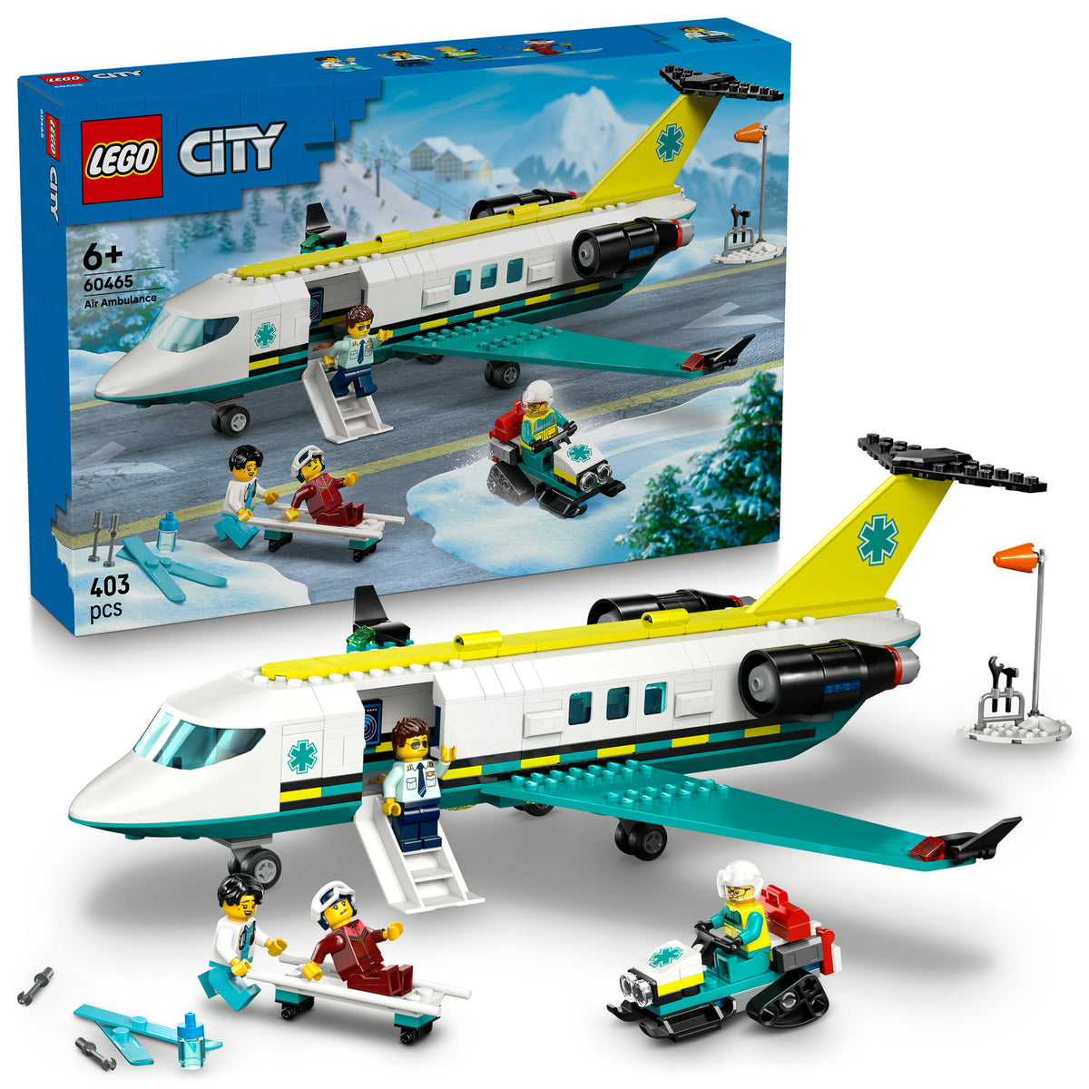 LEGO CITY AMBULANCE AIRCRAFT 60465 + LEGO CATALOGUE IN PDF VERSION