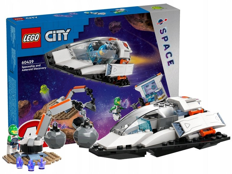 LEGO CITY SPACE 60429 SPACESHIP AND ASTEROID DISCOVERY set +4 years