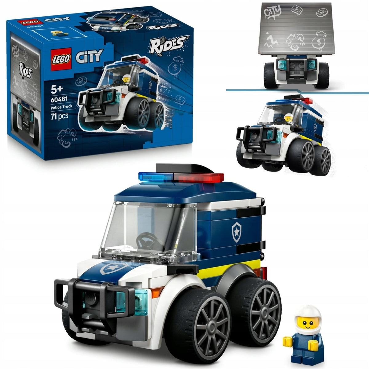 LEGO CITY VEHICLES POLICE TRUCK 60481 + CATALOG LEGO IN PDF VERSION