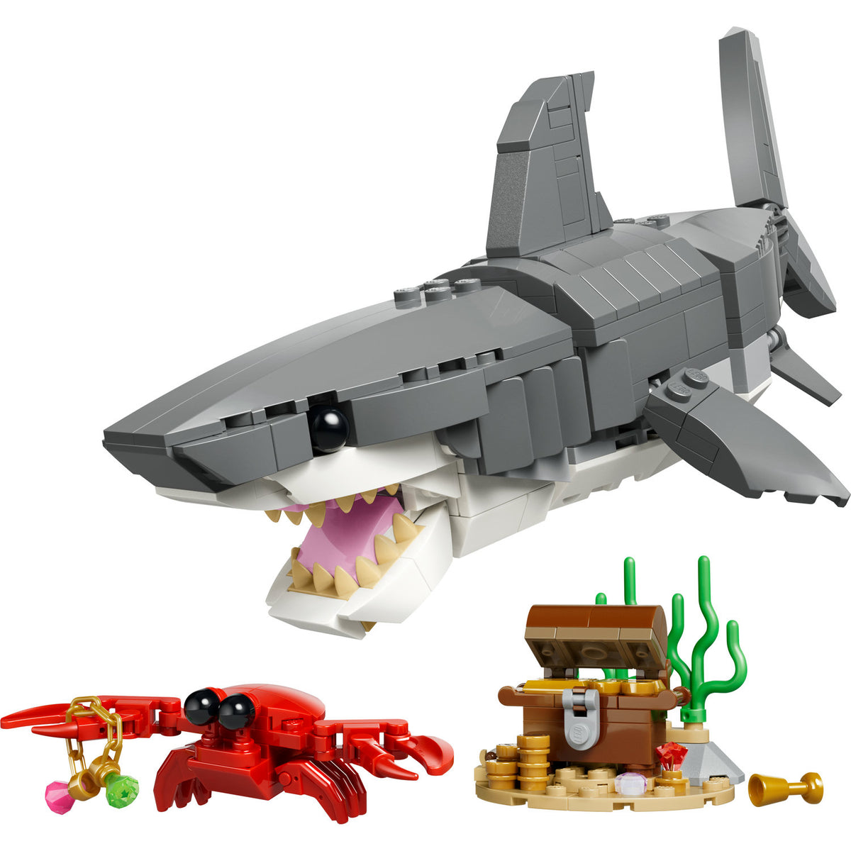 LEGO CREATOR 3 IN 1 31381 DANGEROUS SHARK AND TREASURE CHEST + CATALOGUE IN PDF Product number 31381