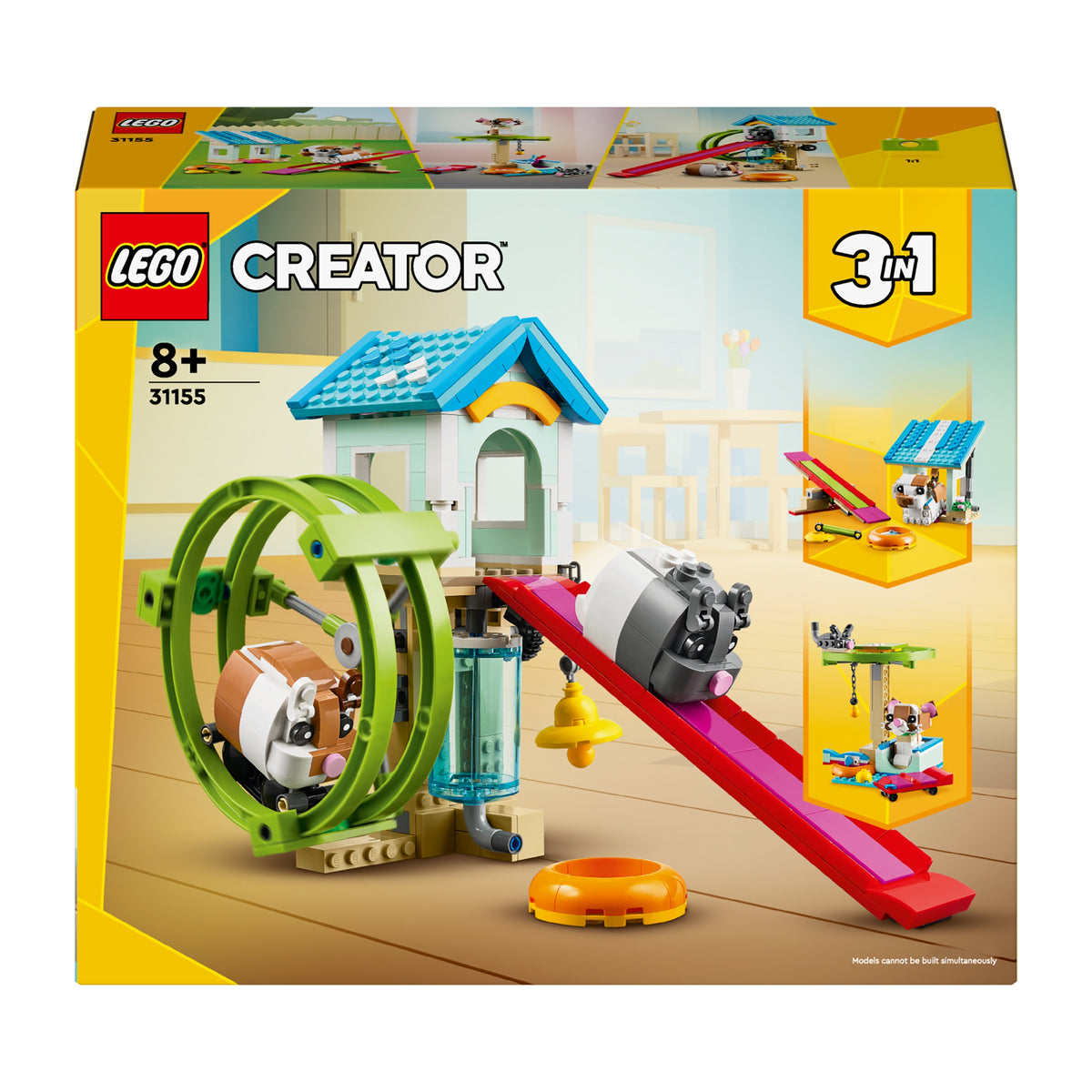 LEGO CREATOR 3in1 Hamster Reel 31155 blocks for children as a gift