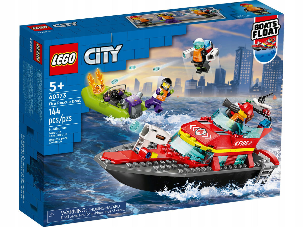 LEGO City 60373 Fire Boat Gift 144 el. Brand LEGO