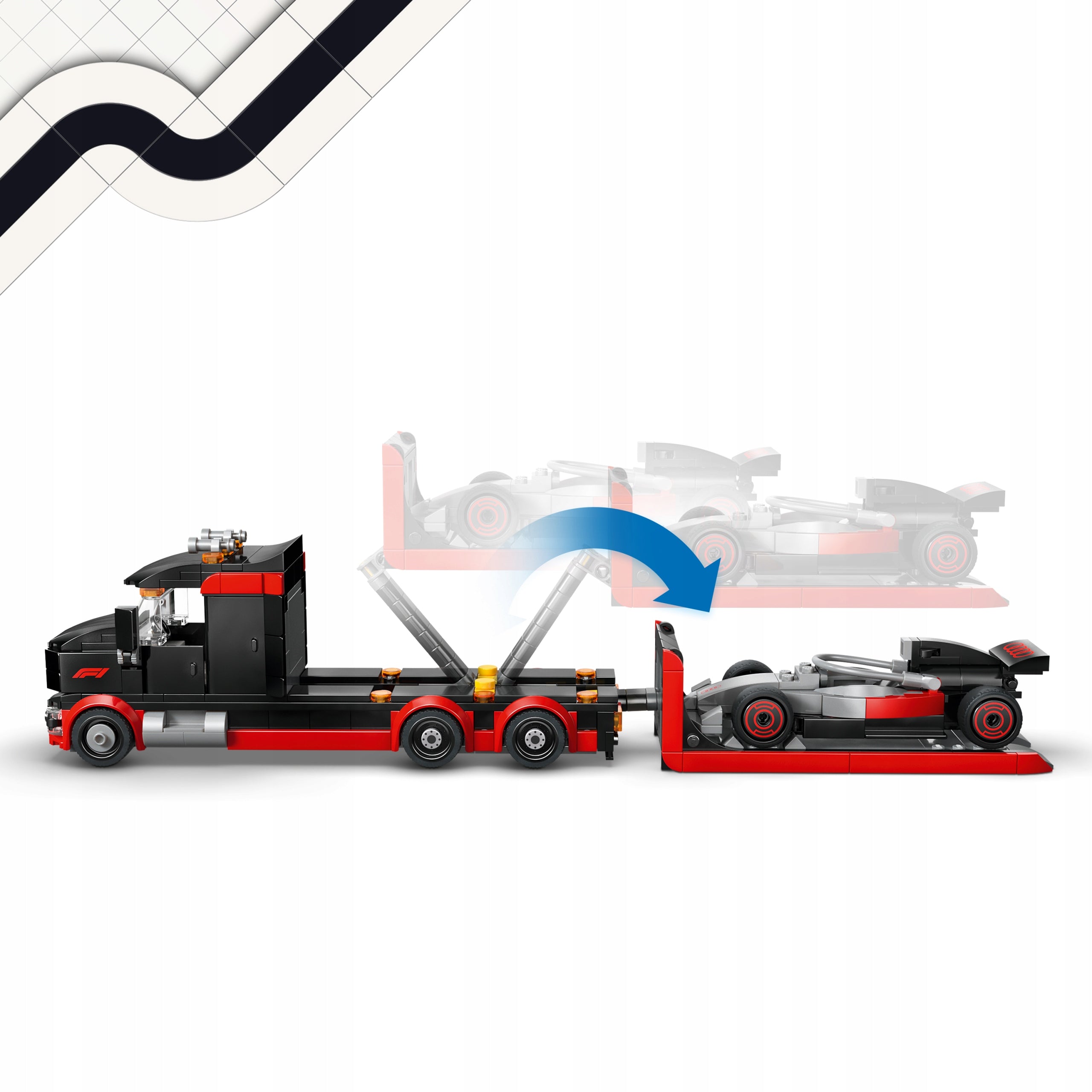 LEGO City 60493 F1 truck with Audi F1 car Brand LEGO