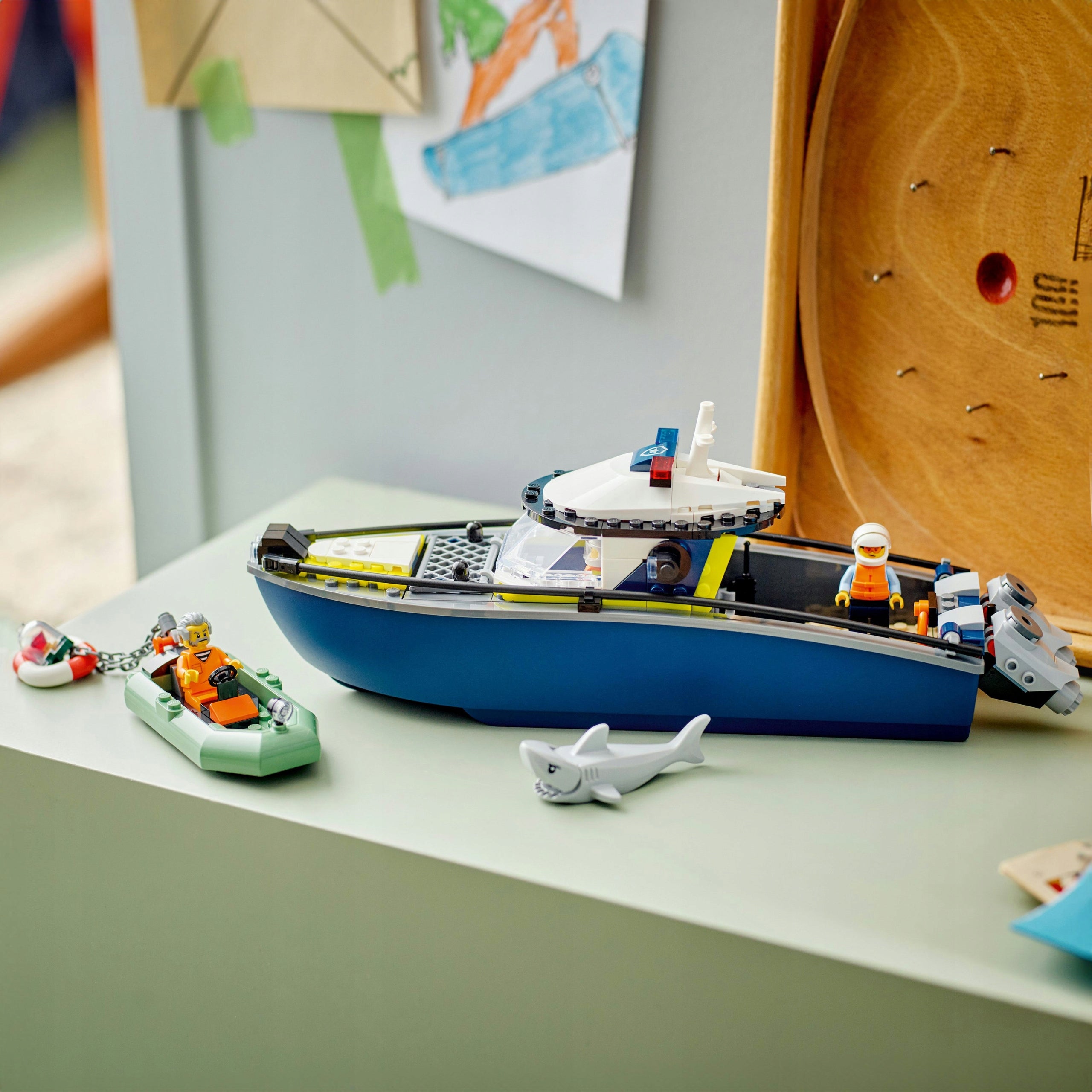LEGO City Police Boat Chase, Children's Toy 60456 Minimum kid's age 6