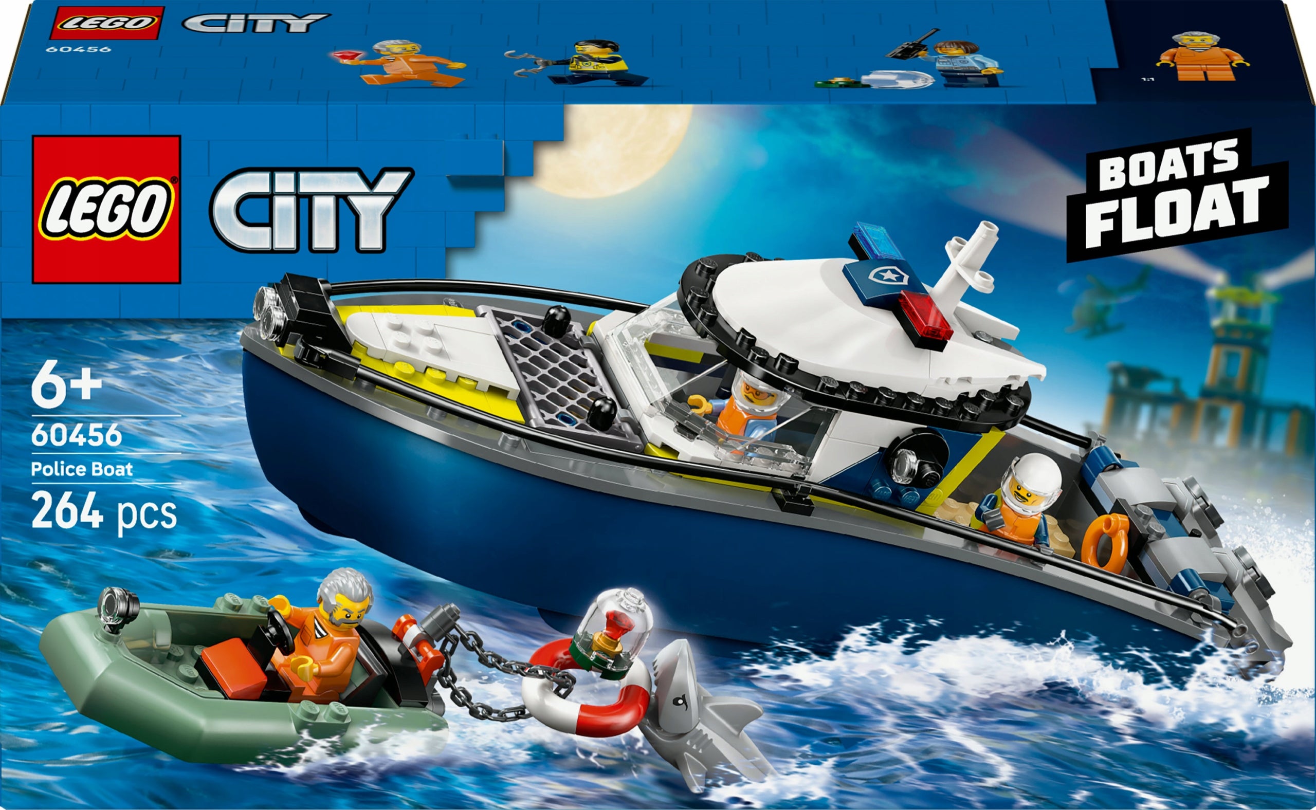 LEGO City Police Boat Chase, Children's Toy 60456