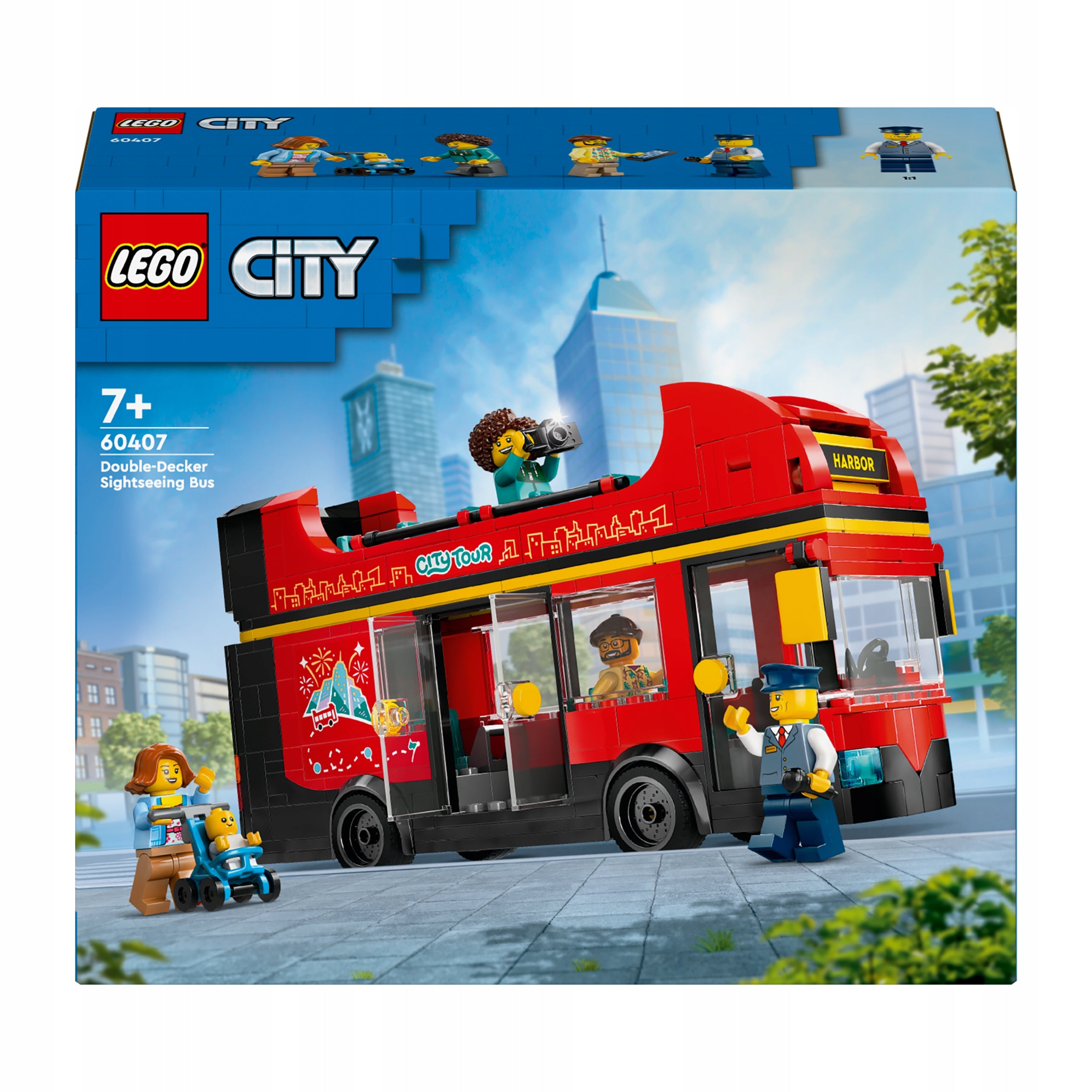 LEGO City Red double-decker coach 60407