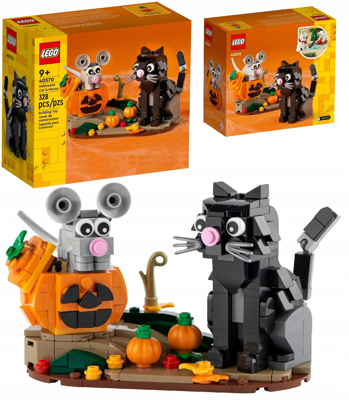 LEGO Classic 40570 Cat and Mouse for Halloween Gift