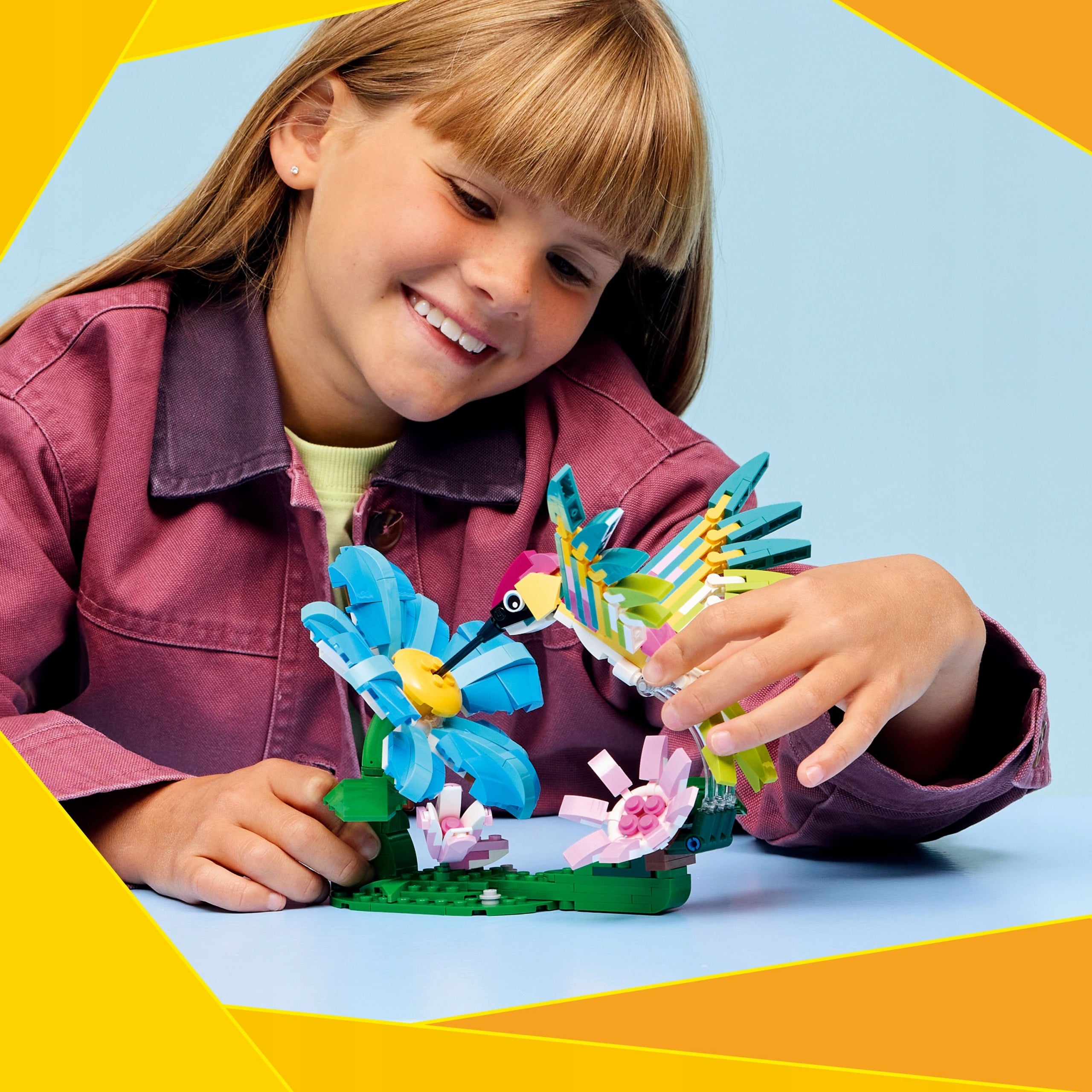 LEGO Creator 3 in 1 Wild Animals: Colorful Hummingbird 31384 Set name LEGO Creator 3 w 1 31384 Dzikie zwierzęta: Kolorowy koliber
