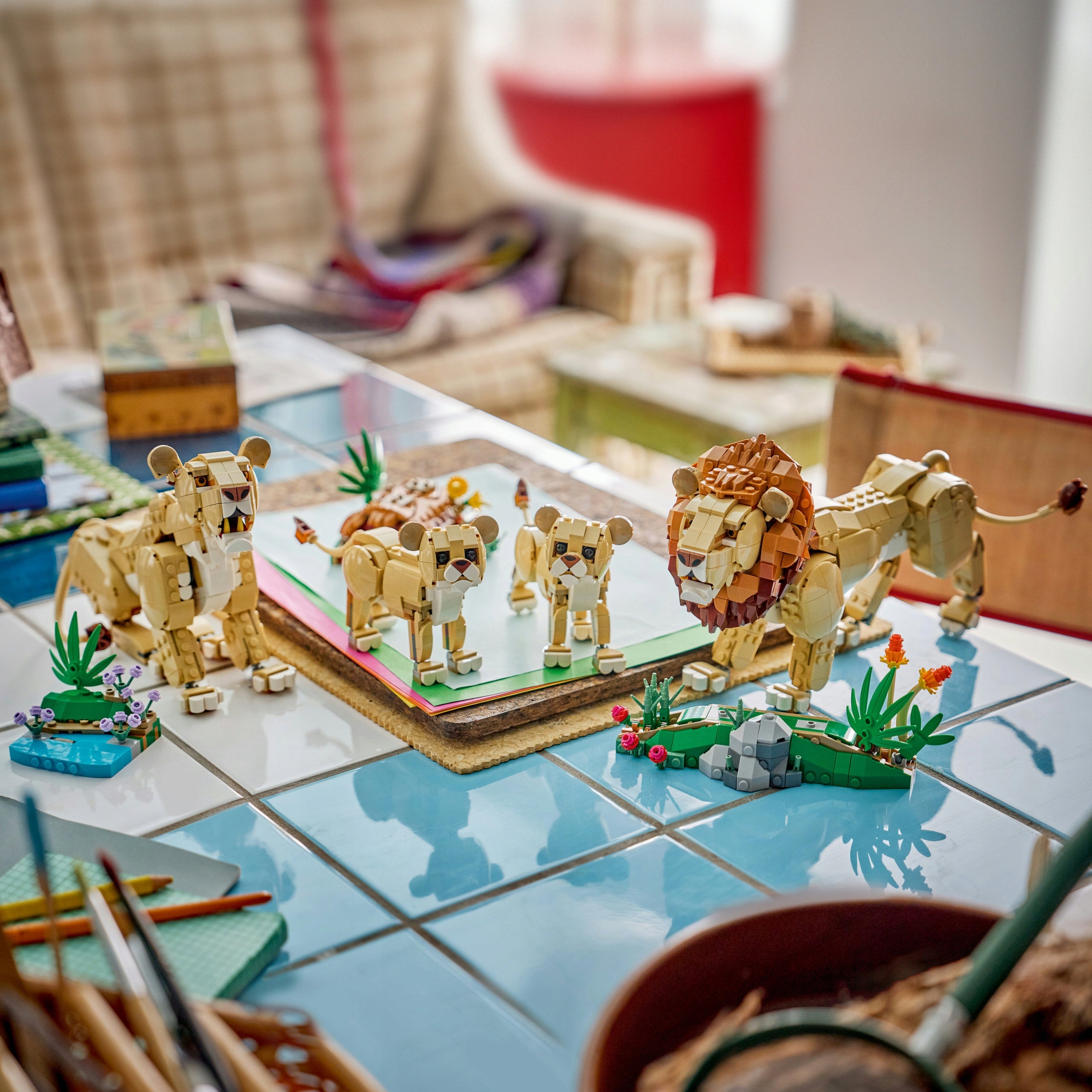 LEGO Creator 3 in 1 Wild Animals: Proud Lion 31386 Kid's age 9+ years