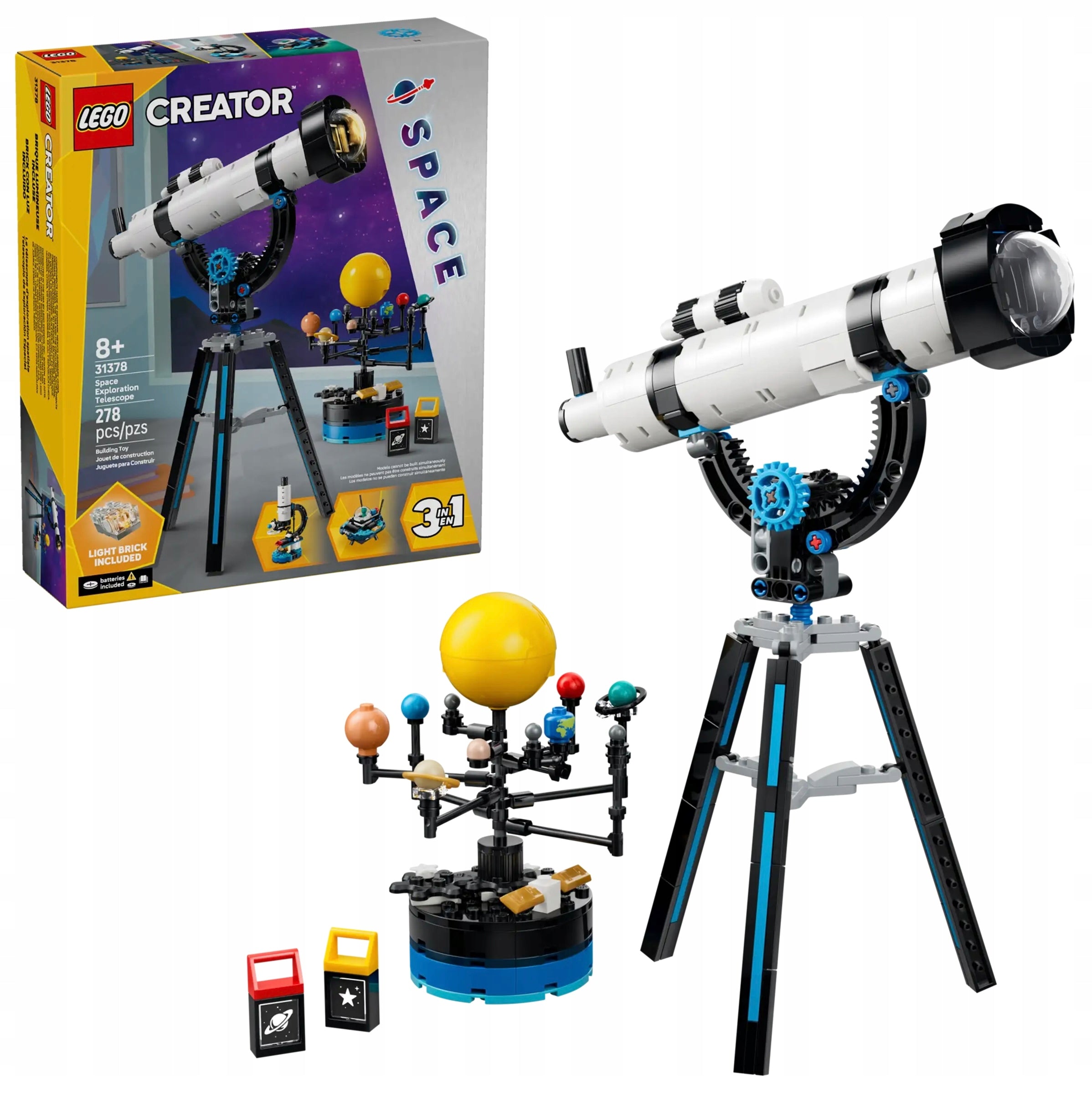 LEGO Creator 3v1 31378 Teleskop pro objevování vesmíru