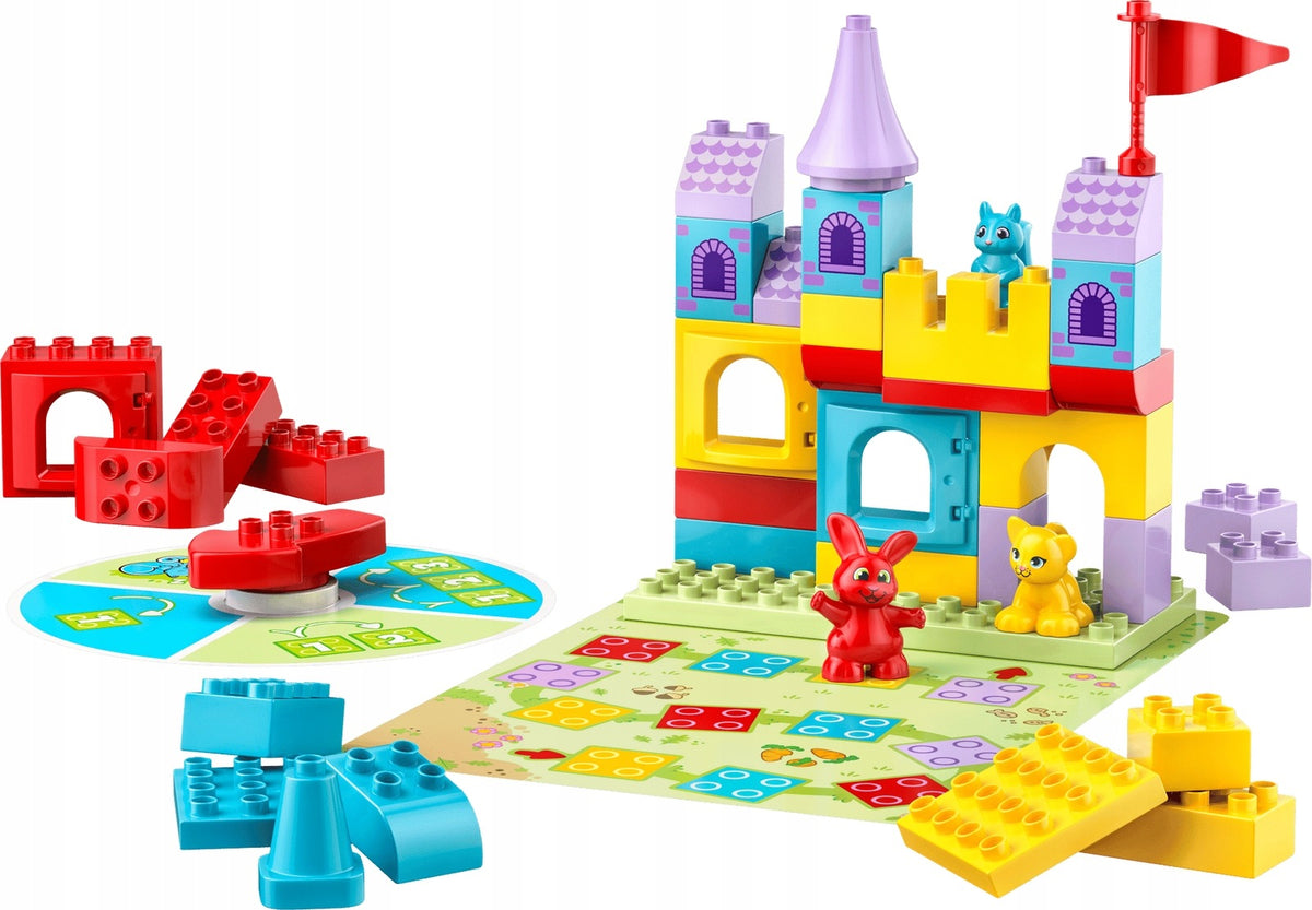 LEGO DUPLO 10450 BLOCKS+GAME Hopsy Castle 3 FIGURINES 47 blocks rabbit kitten Product number 10450