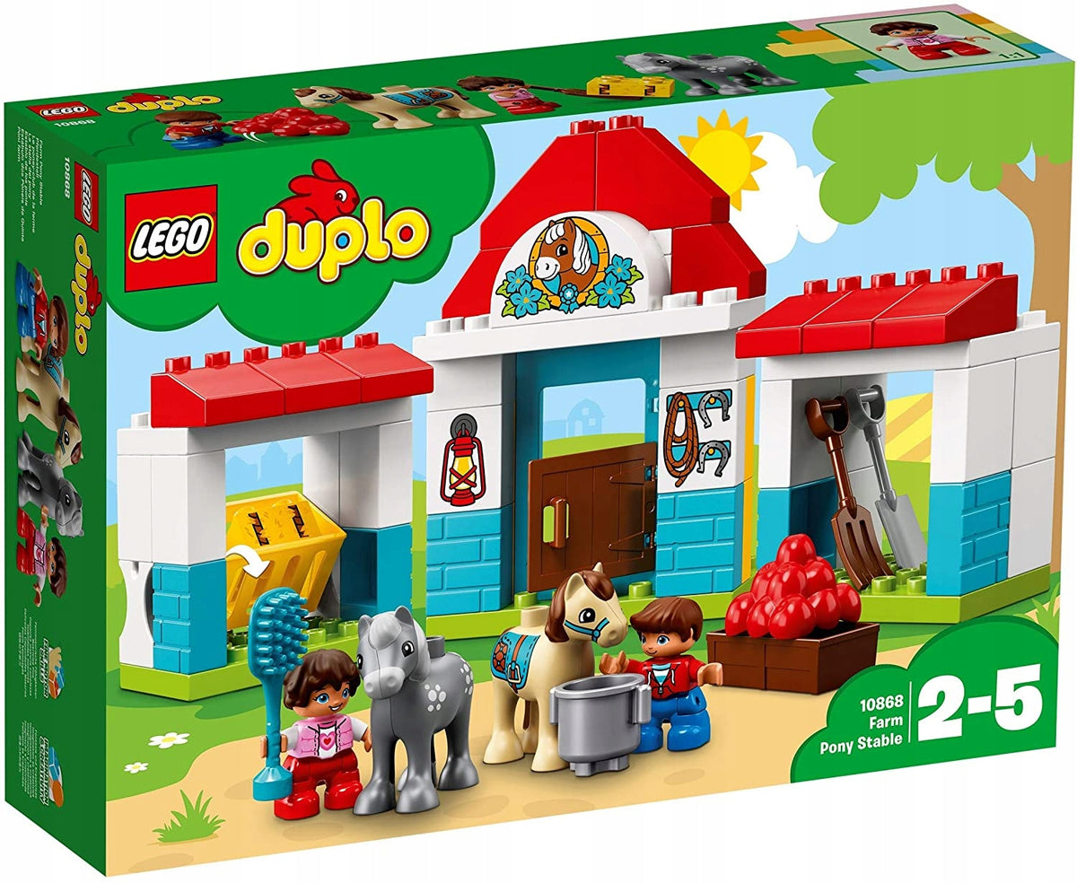 LEGO DUPLO 10868 Stable with Ponies Horses Stud Feed Apple