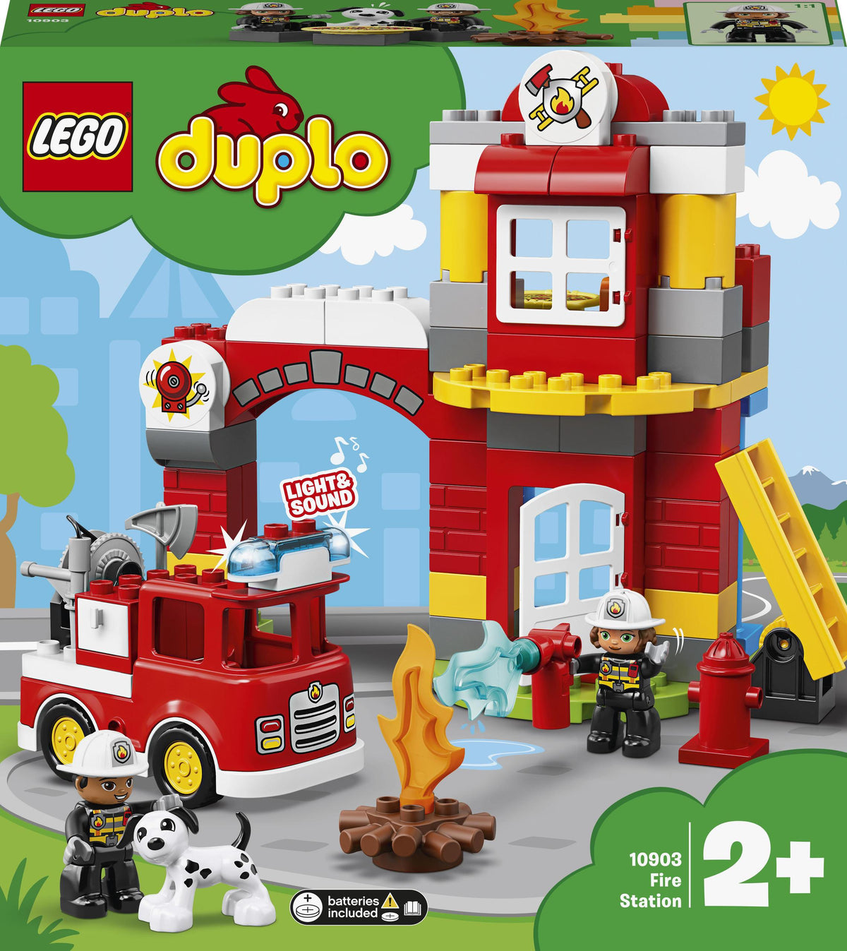 LEGO DUPLO 10903 Fire Station Fire Truck Light Sound
