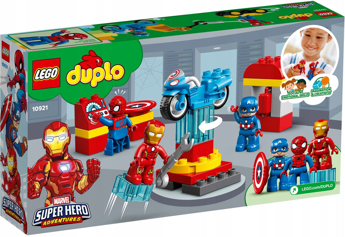LEGO DUPLO 10921 Spider-Man Iron Man Captain America Motorcycle AVENGERS Product number 10921