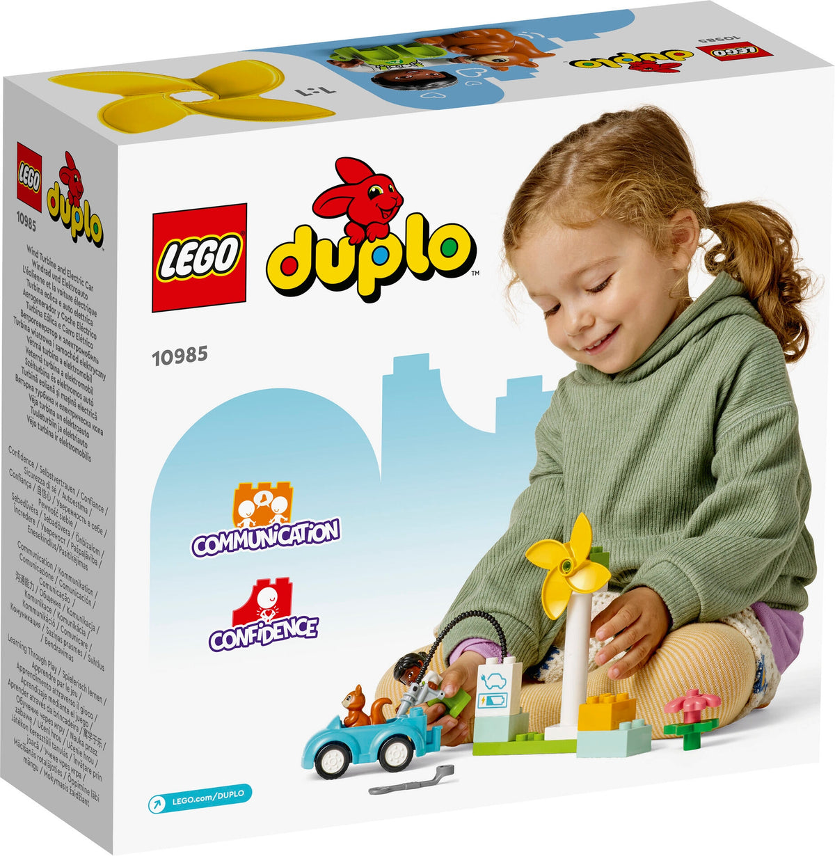 LEGO DUPLO 10985 WIND TURBINE AND ELECTRIC CAR Packaging status original