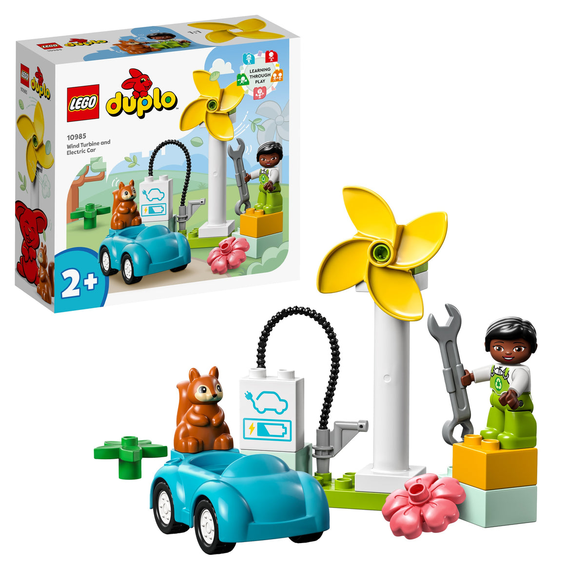 LEGO DUPLO 10985 WIND TURBINE AND ELECTRIC CAR