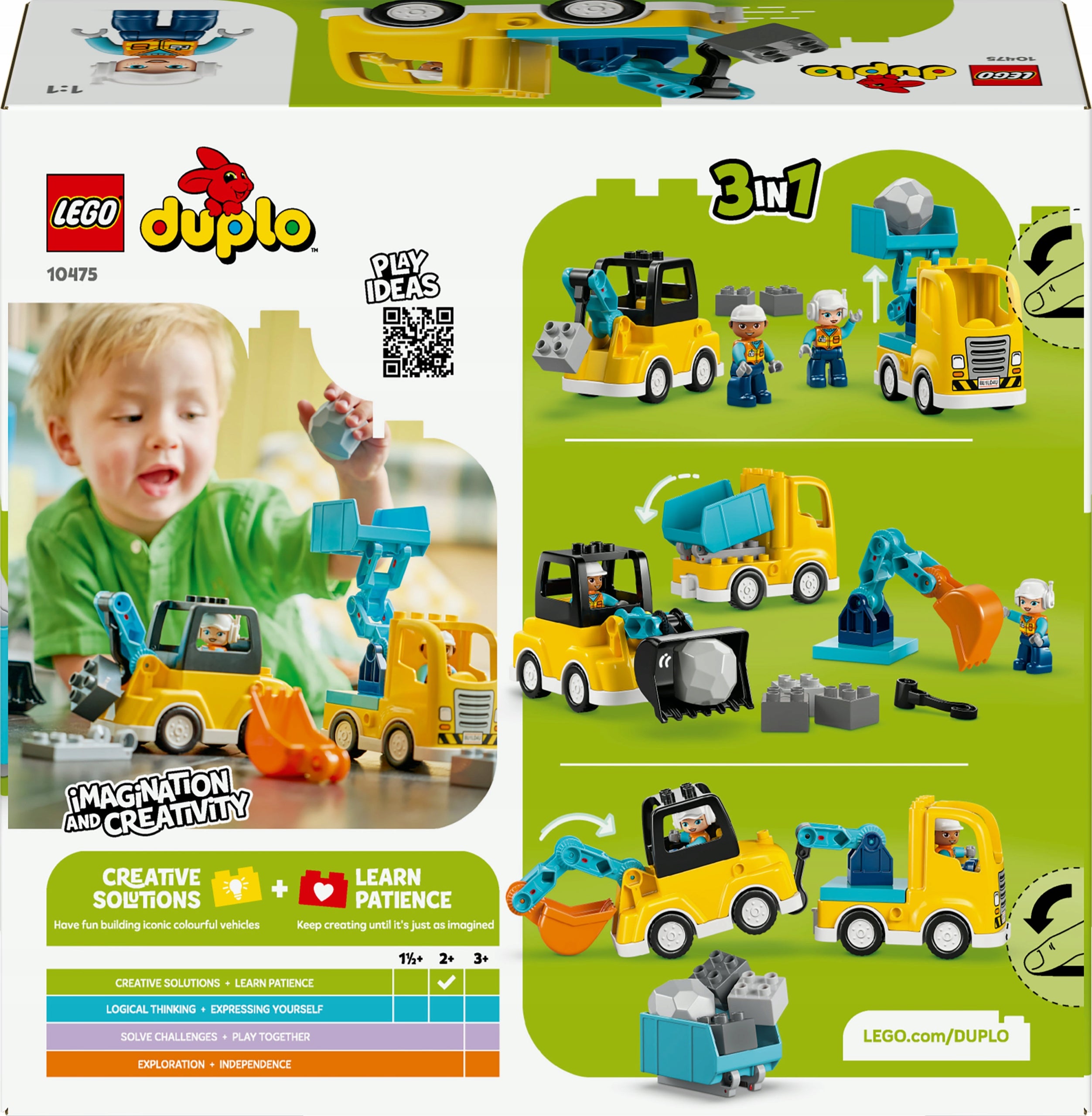 LEGO DUPLO Construction equipment 3 in 1 10475 Minimum kid's age 2