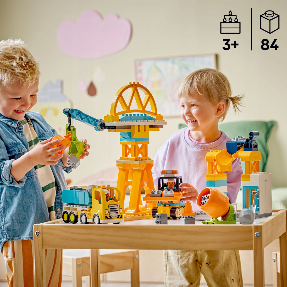 LEGO DUPLO Construction site with vehicles 3 in 1 10476 Product number 10476