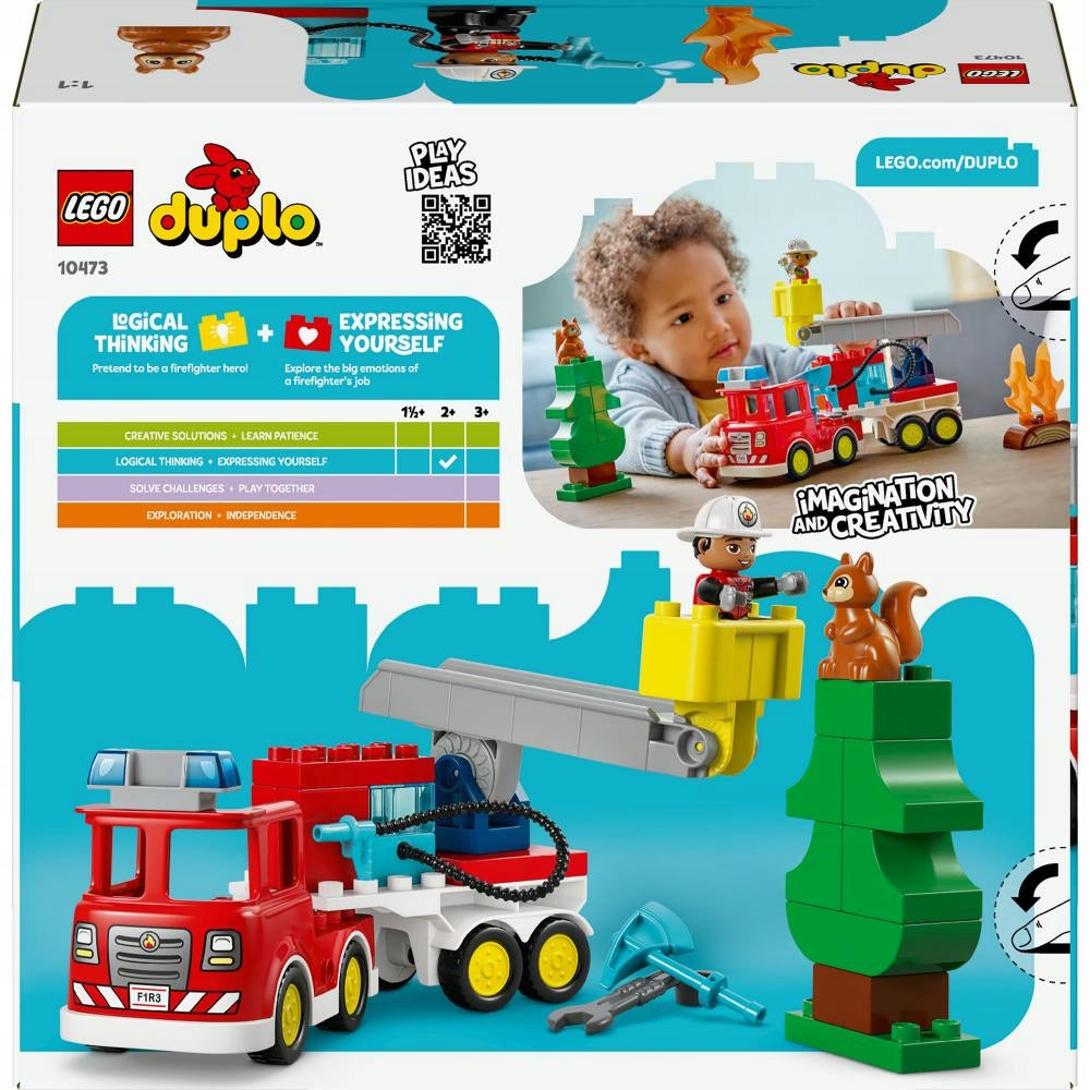 LEGO DUPLO Fire truck with hose and fireman 10473 Brand LEGO