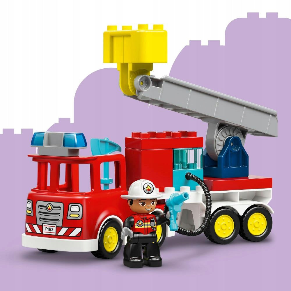 LEGO DUPLO Fire truck with hose and fireman 10473 Number of pieces 28