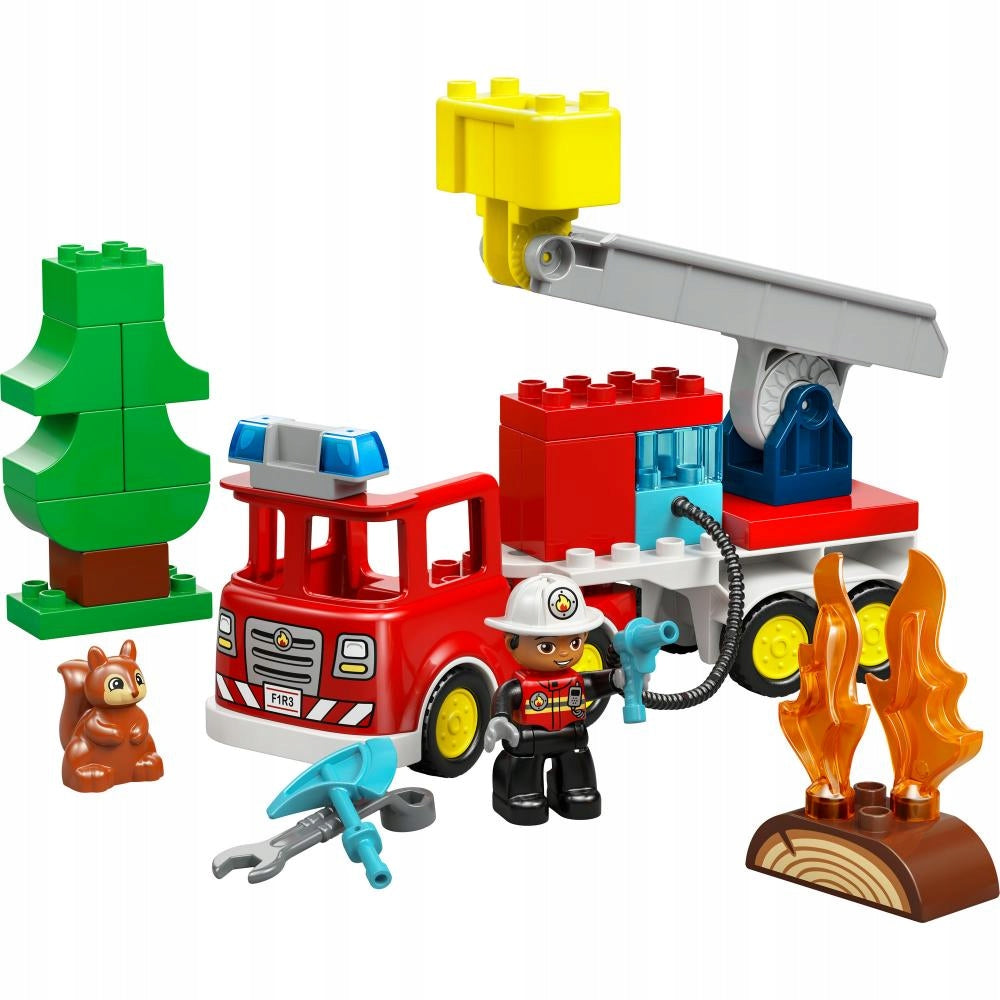 LEGO DUPLO Fire truck with hose and fireman 10473 Packaging status original