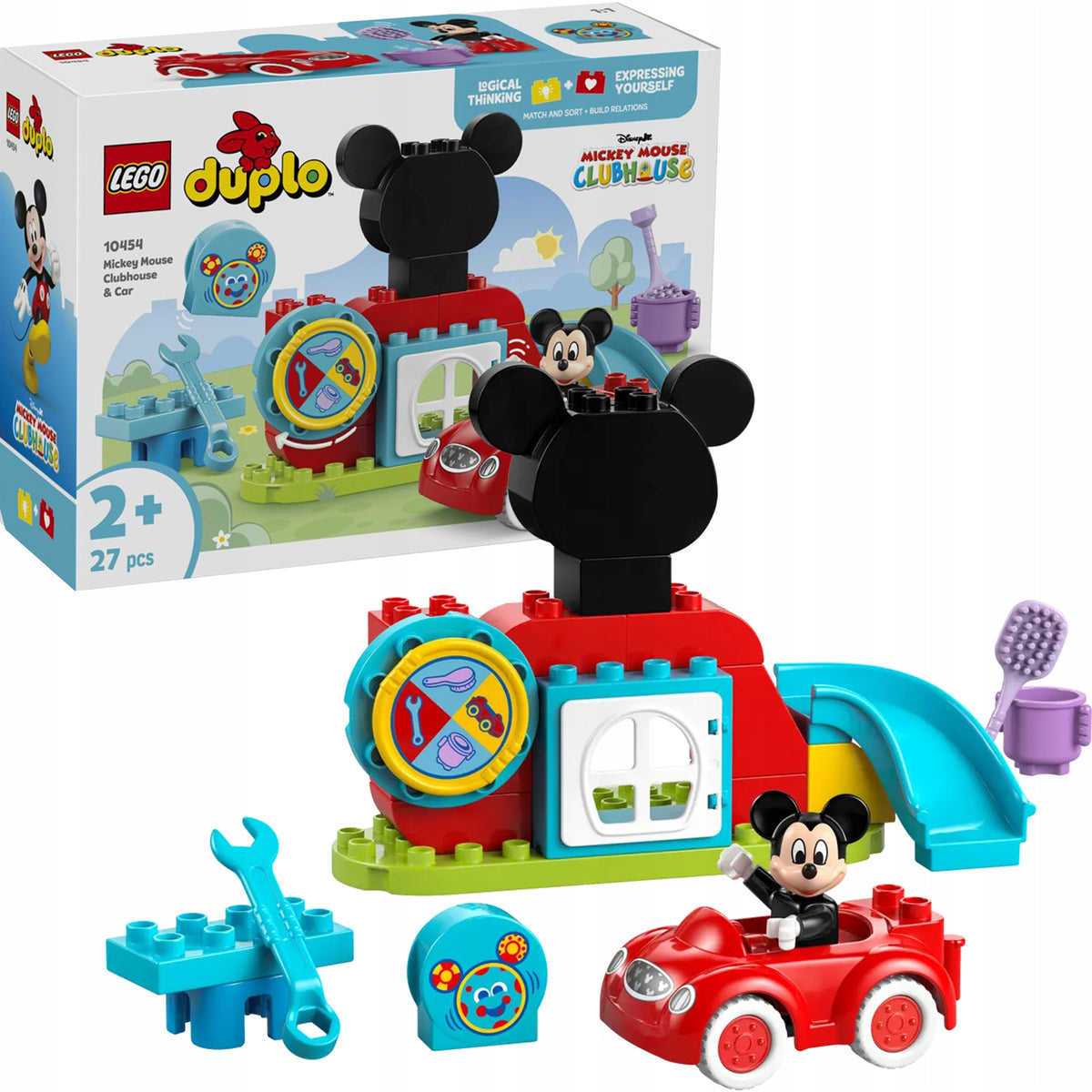 LEGO DUPLO Mickey Mouse Friends Club and Car 10454
